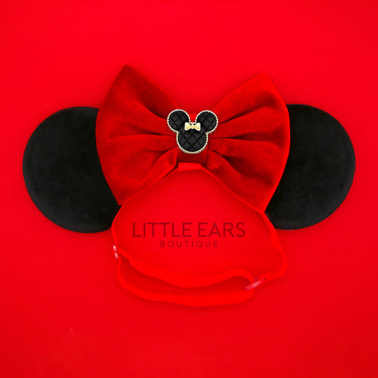 Black Charm Minnie Elastic Ears