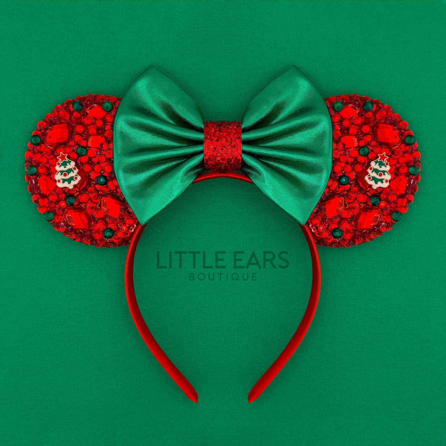 Christmas Tree Sparkle Mickey Ears