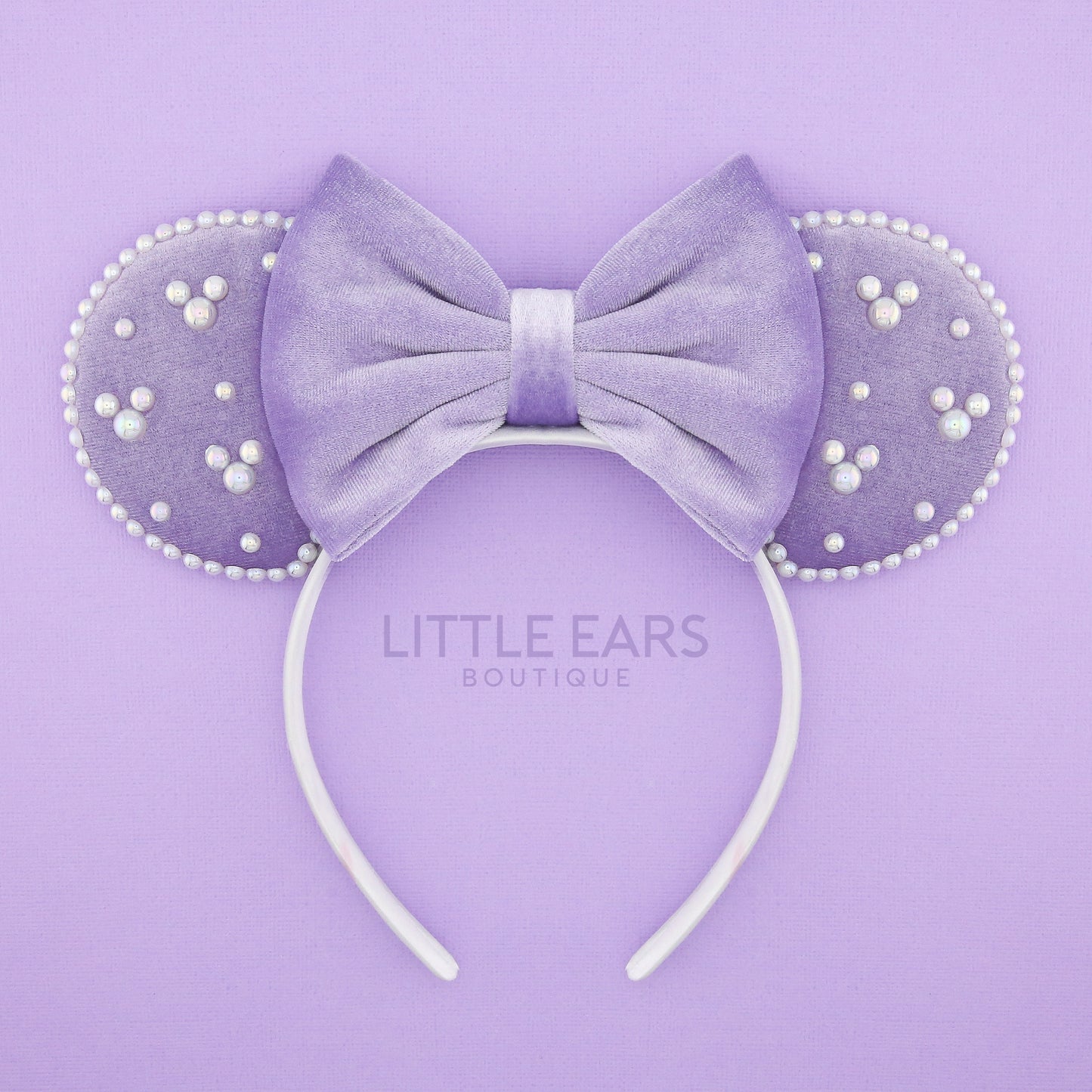 All Purple Pearls Mickey Ears