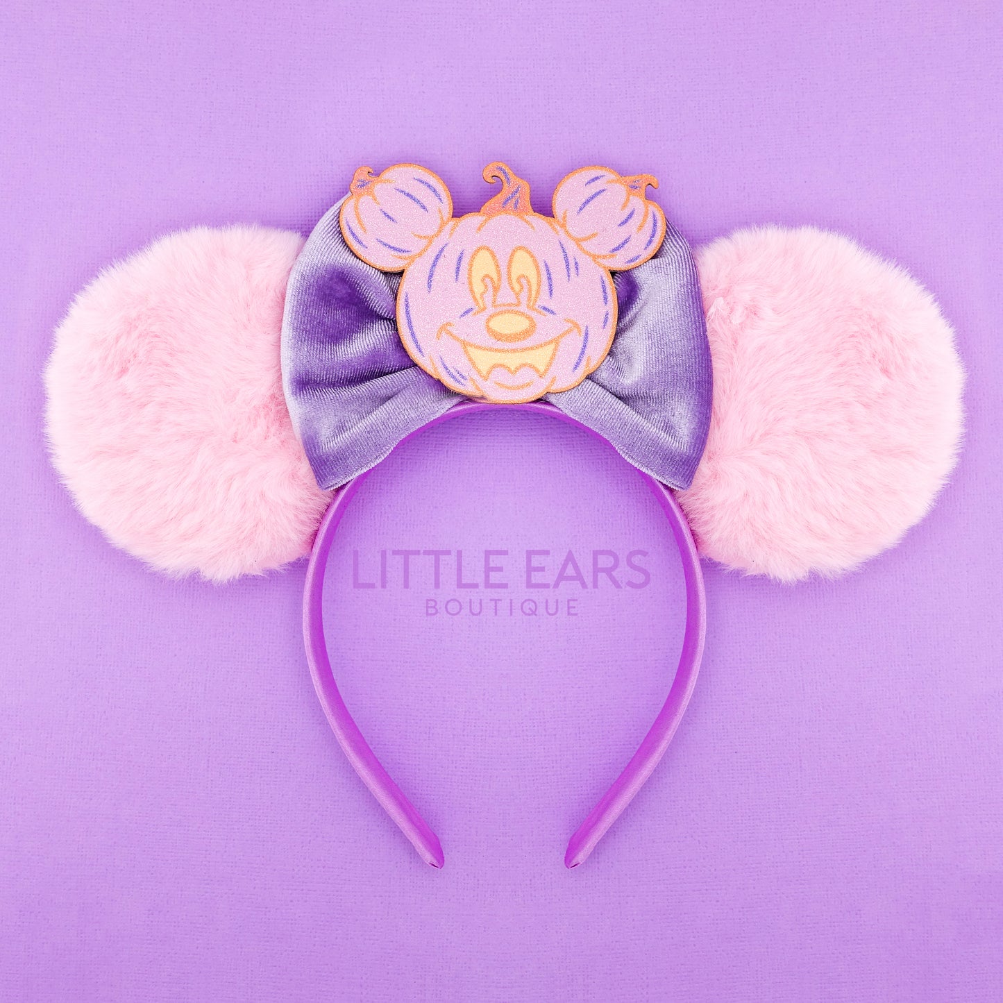 Pastel Purple Pumpkin Ears