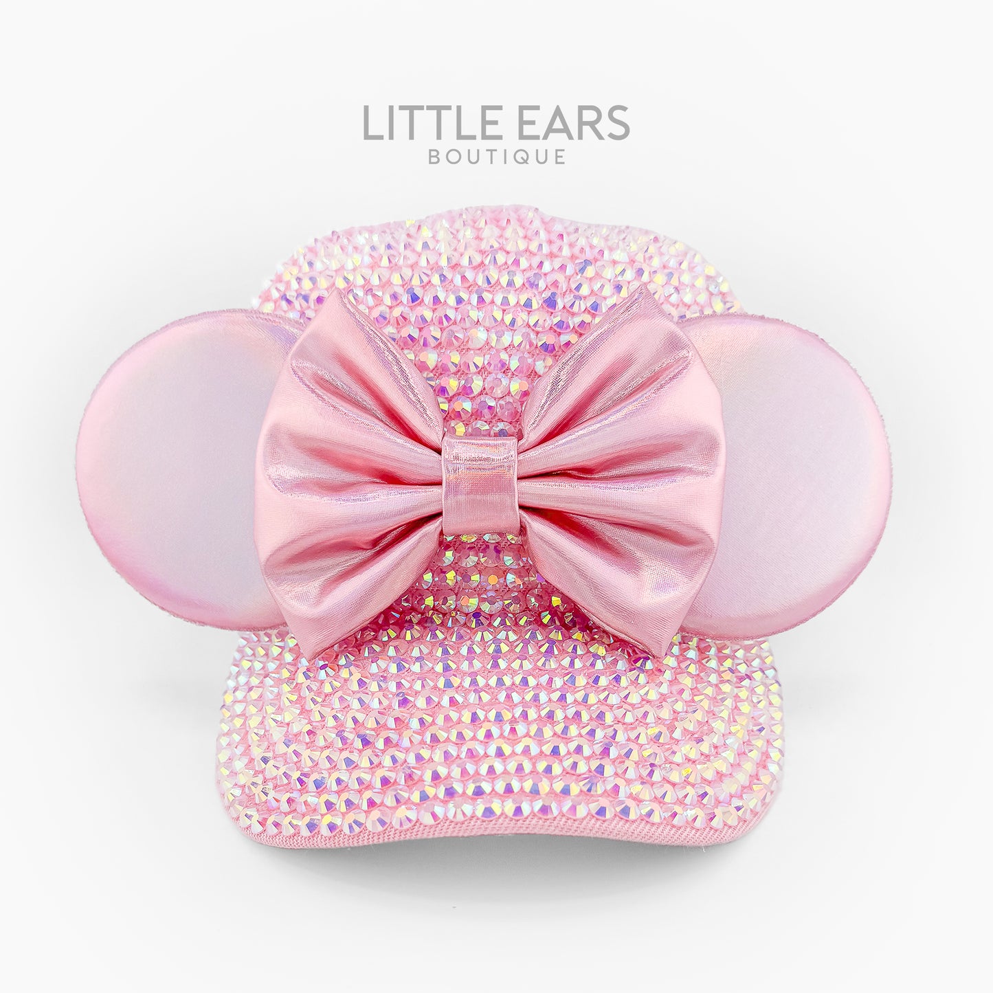 Pink Iridescent Mickey Hat