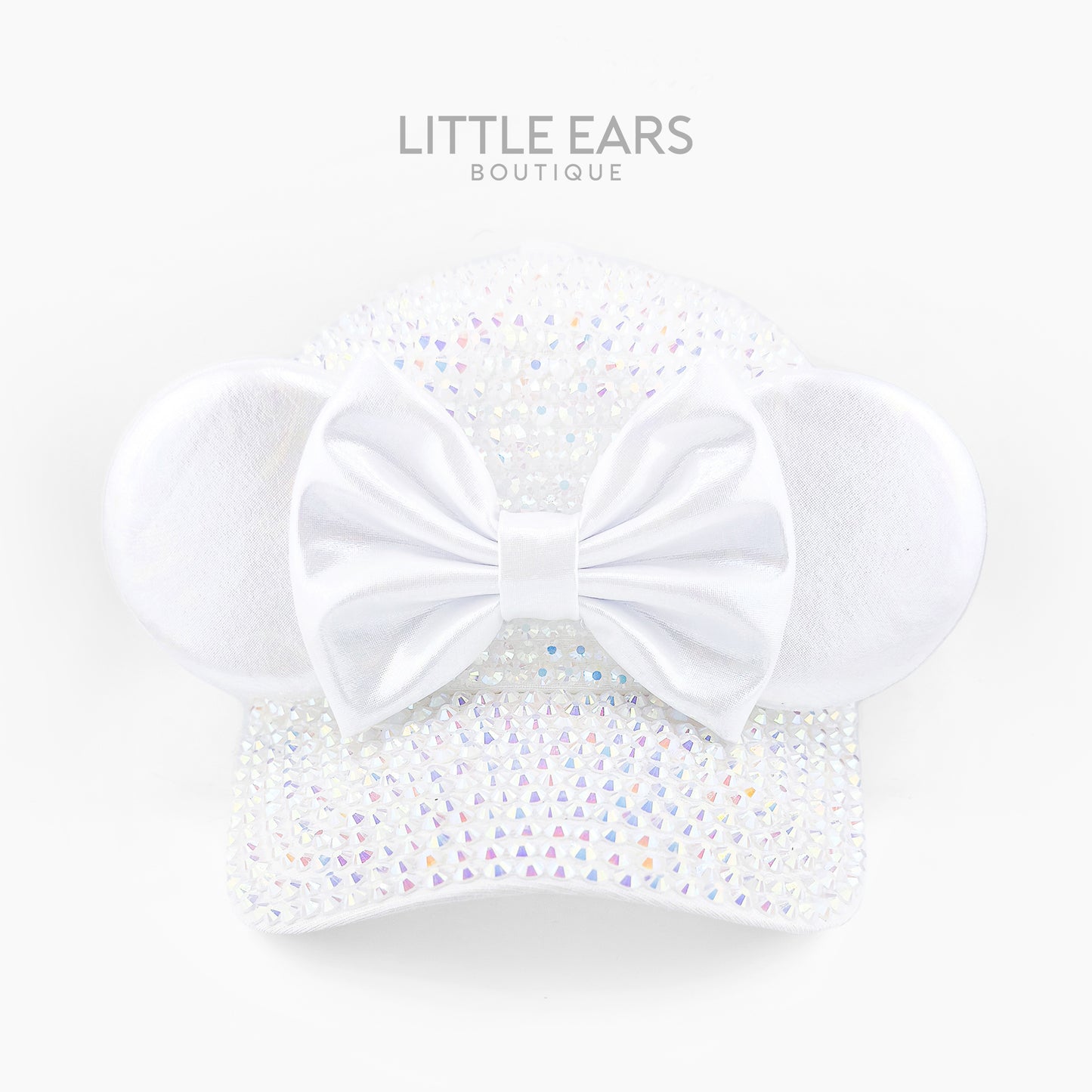 White Iridescent Mickey Hat