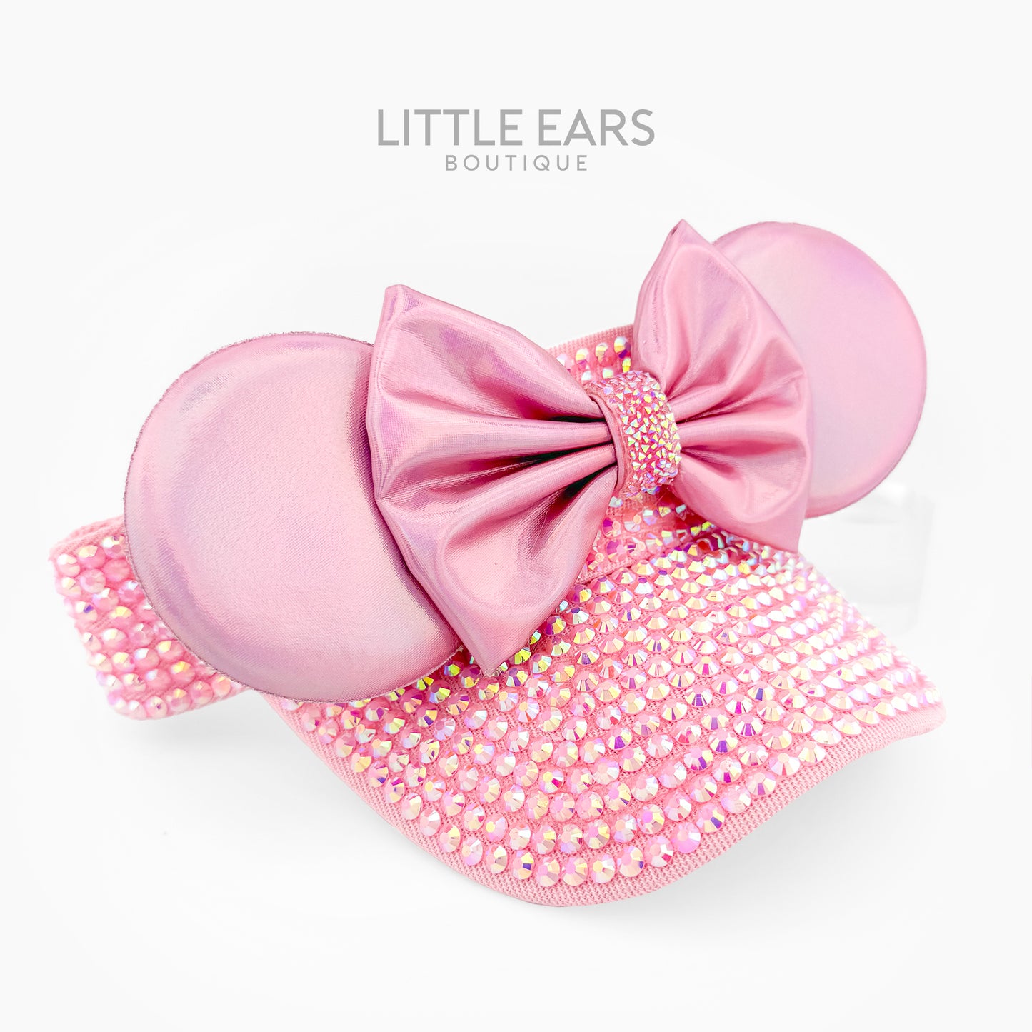 Pink Metallic Iridescent Mickey Visor