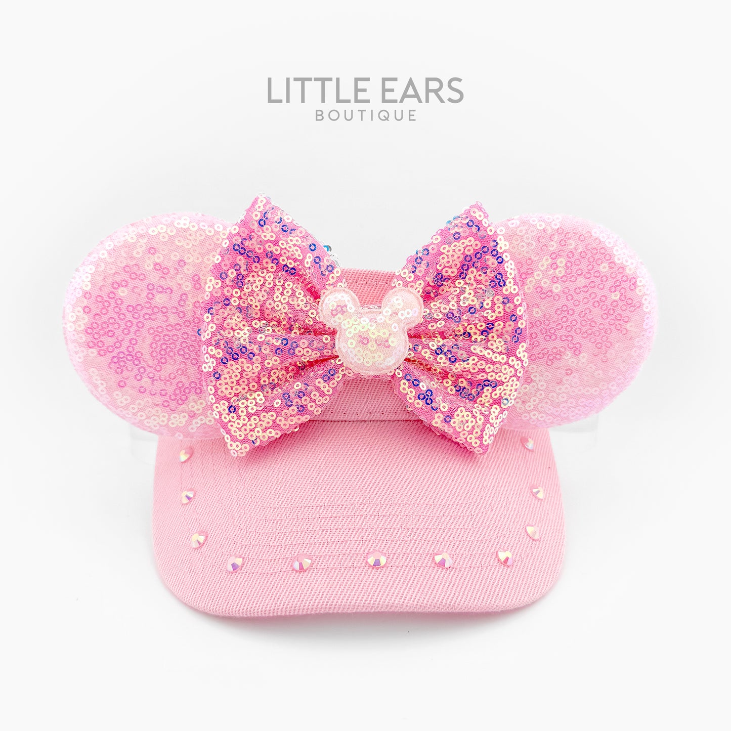 Pastel Pink Mickey Visor