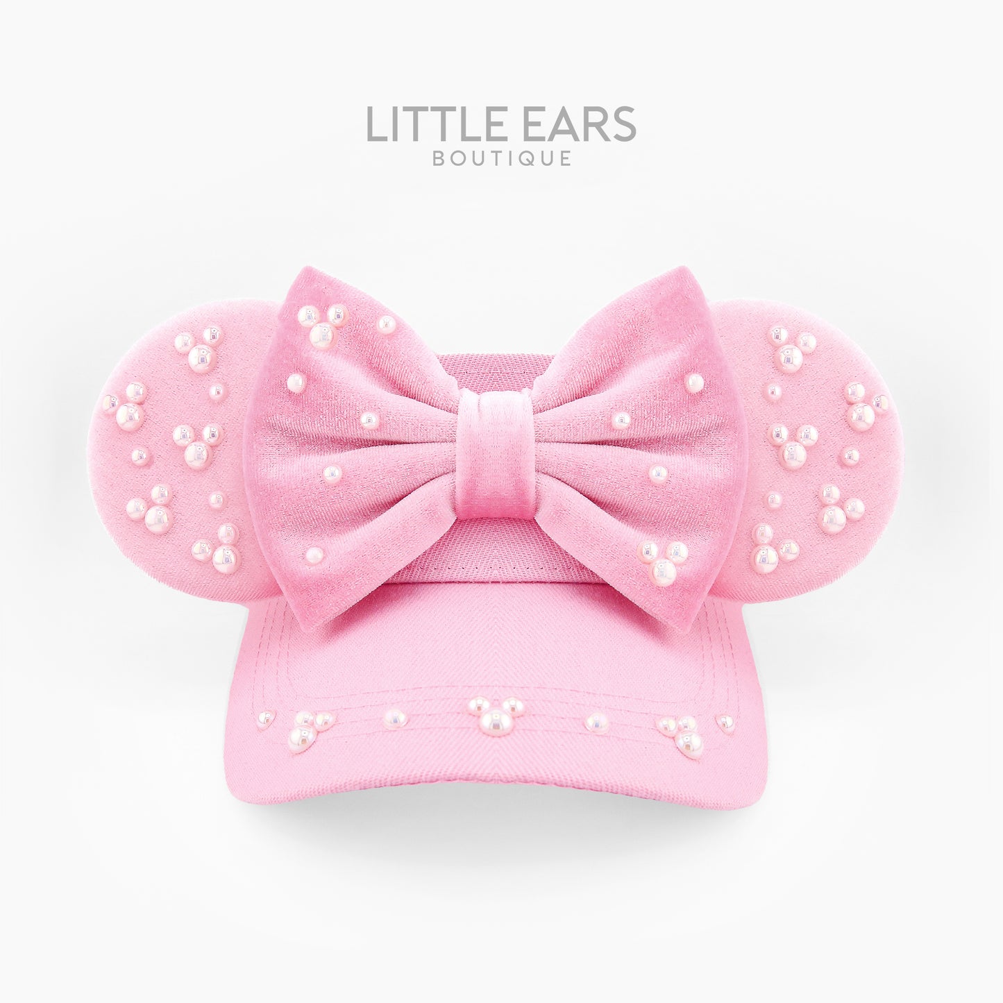 Pink Pearls Mickey Visor