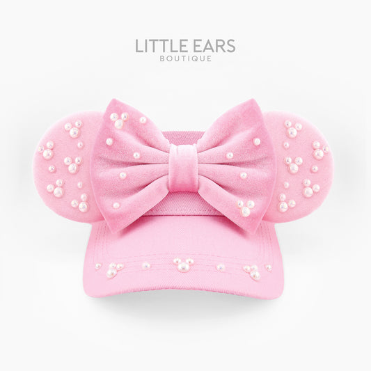 Pink Pearls Mickey Visor