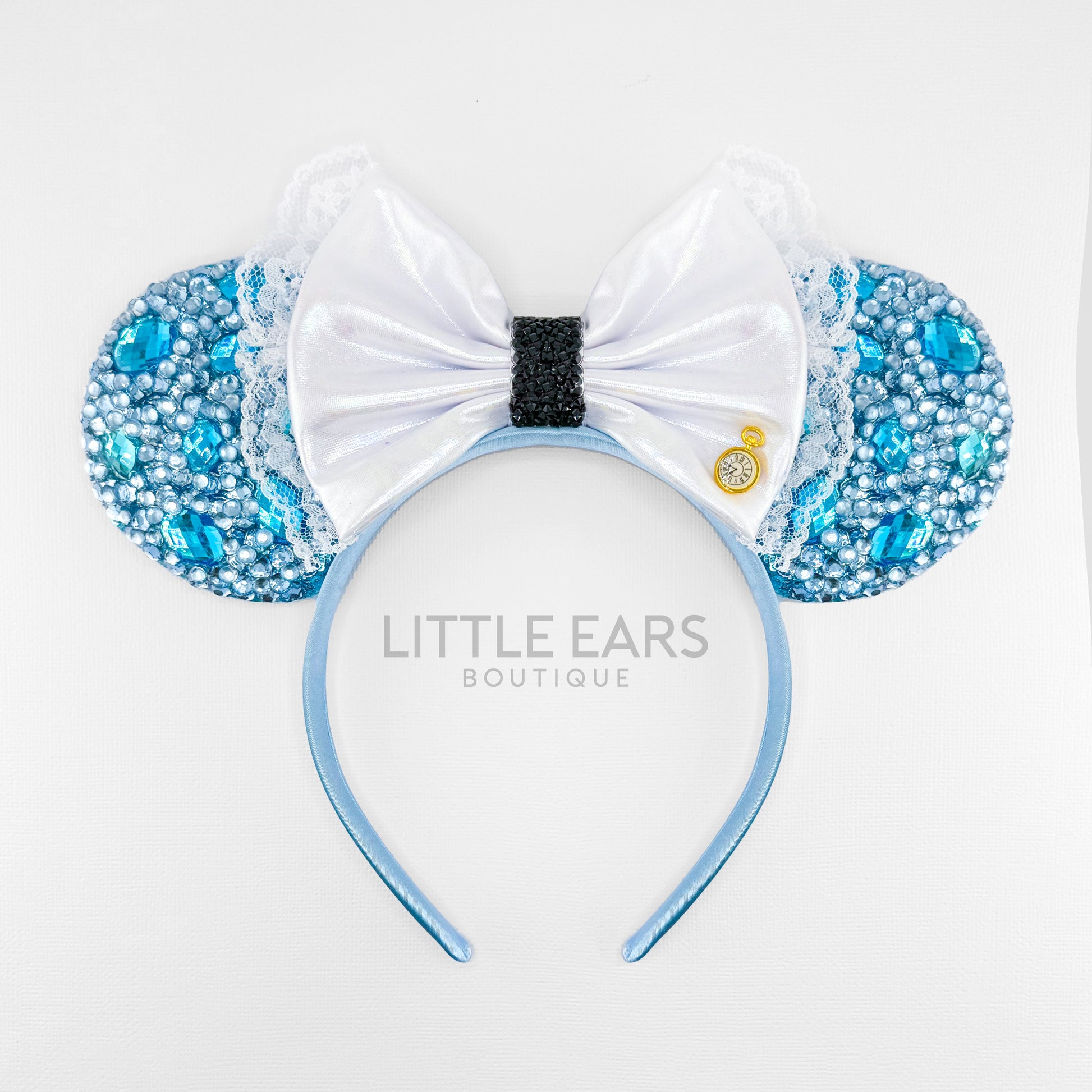 Alice Sparkle Mickey Ears - mickey ears - disney ears - mouse ears headband - little ears boutique