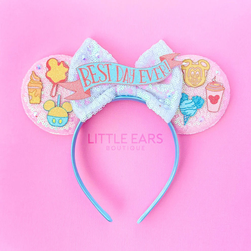 Best Day Pastel Colors Mickey Ears - mickey ears - disney ears - mouse ears headband - little ears boutique