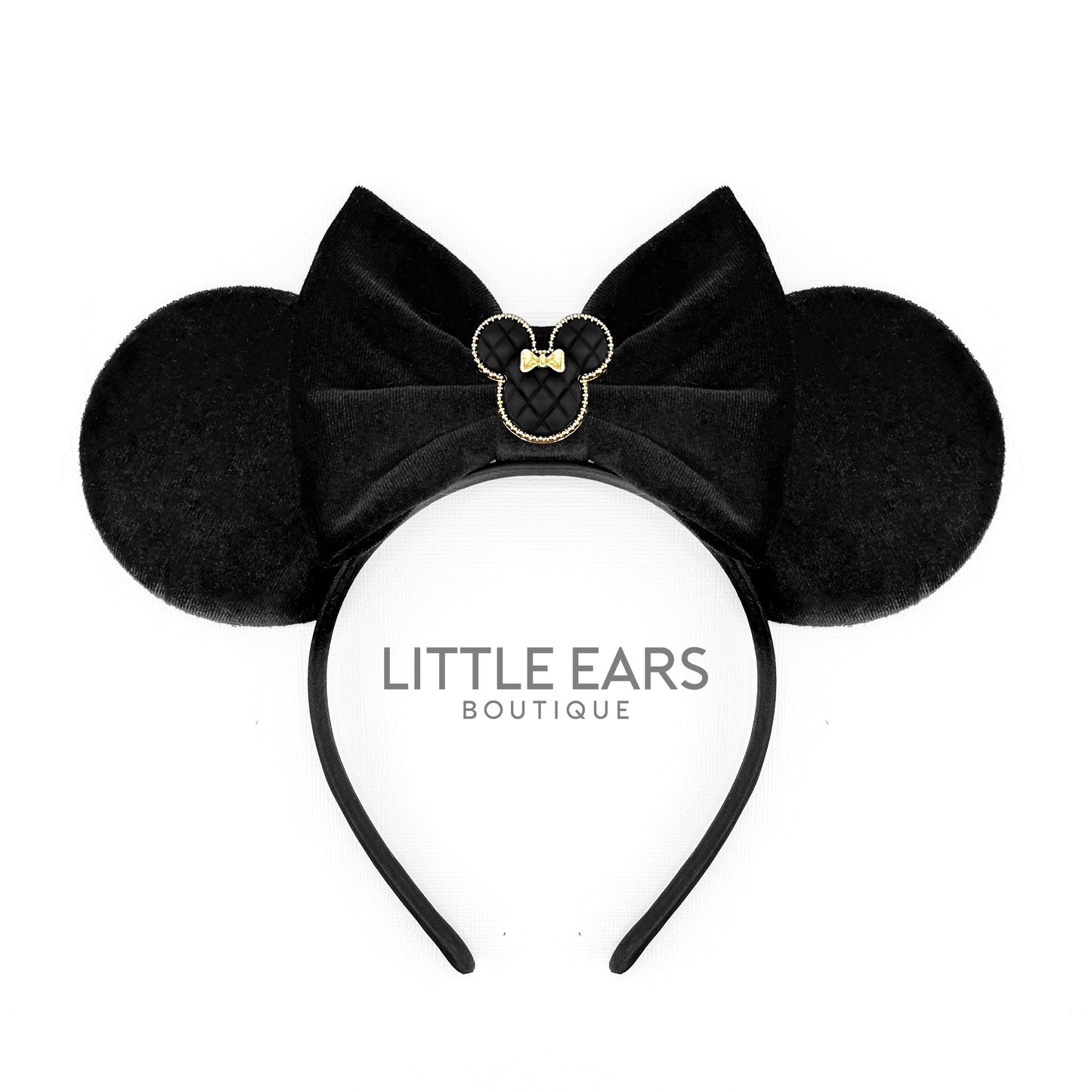 Black Velvet Charm Ears