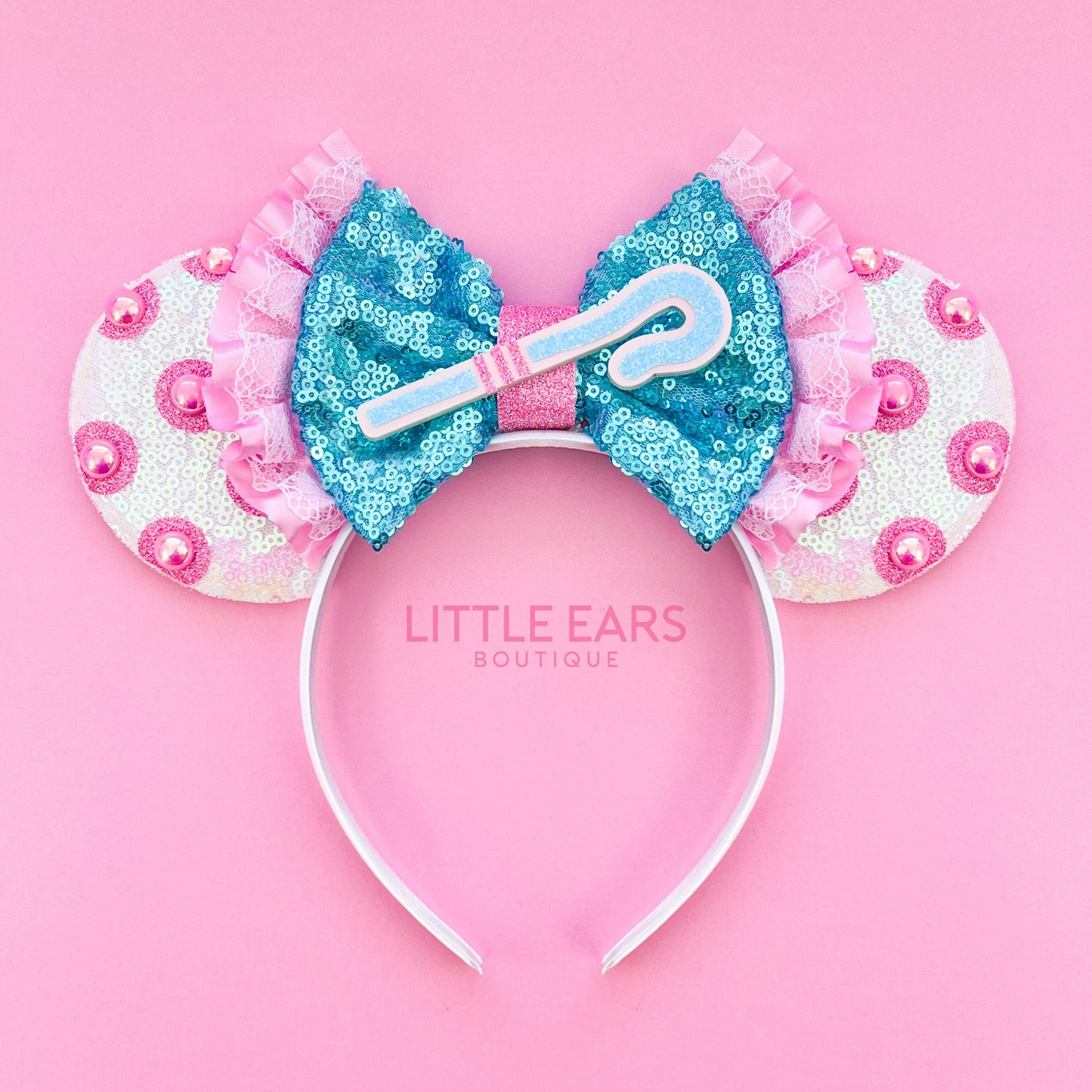 Bo Peep Mickey Ears - mickey ears - disney ears - mouse ears headband - little ears boutique