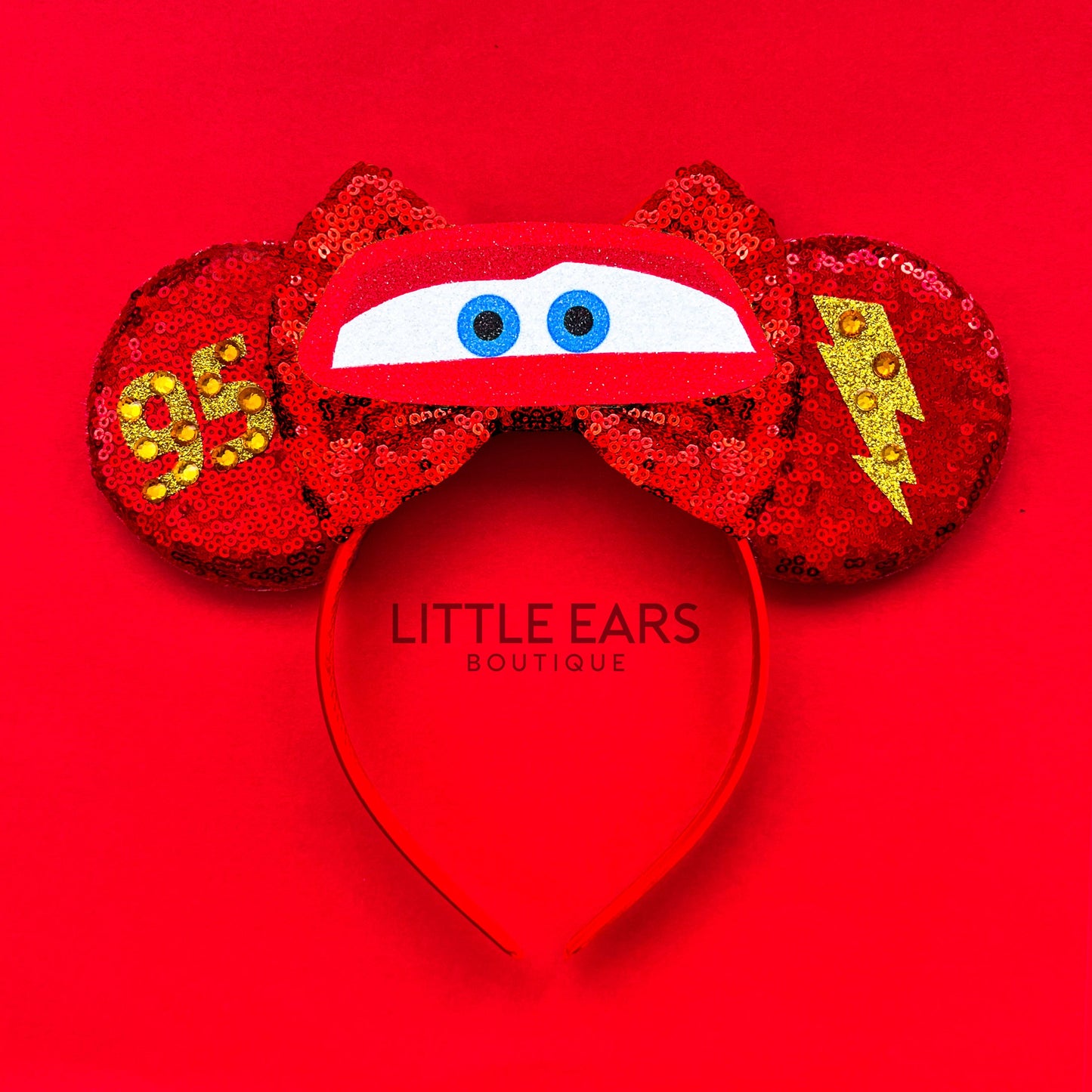 Cars Mickey Ears - mickey ears - disney ears - mouse ears headband - little ears boutique