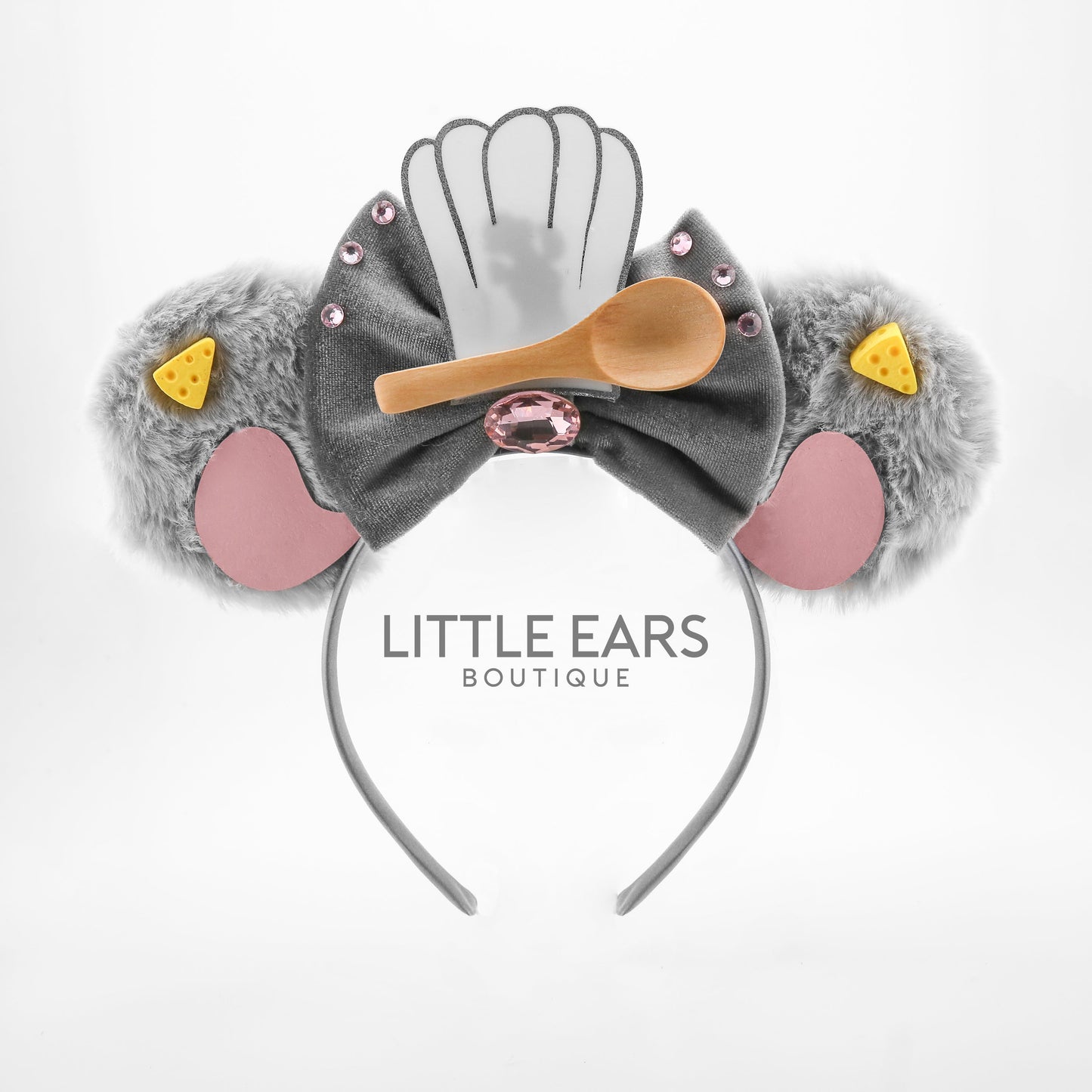 Chef Remy Fur Mickey Ears - mickey ears - disney ears - mouse ears headband - little ears boutique