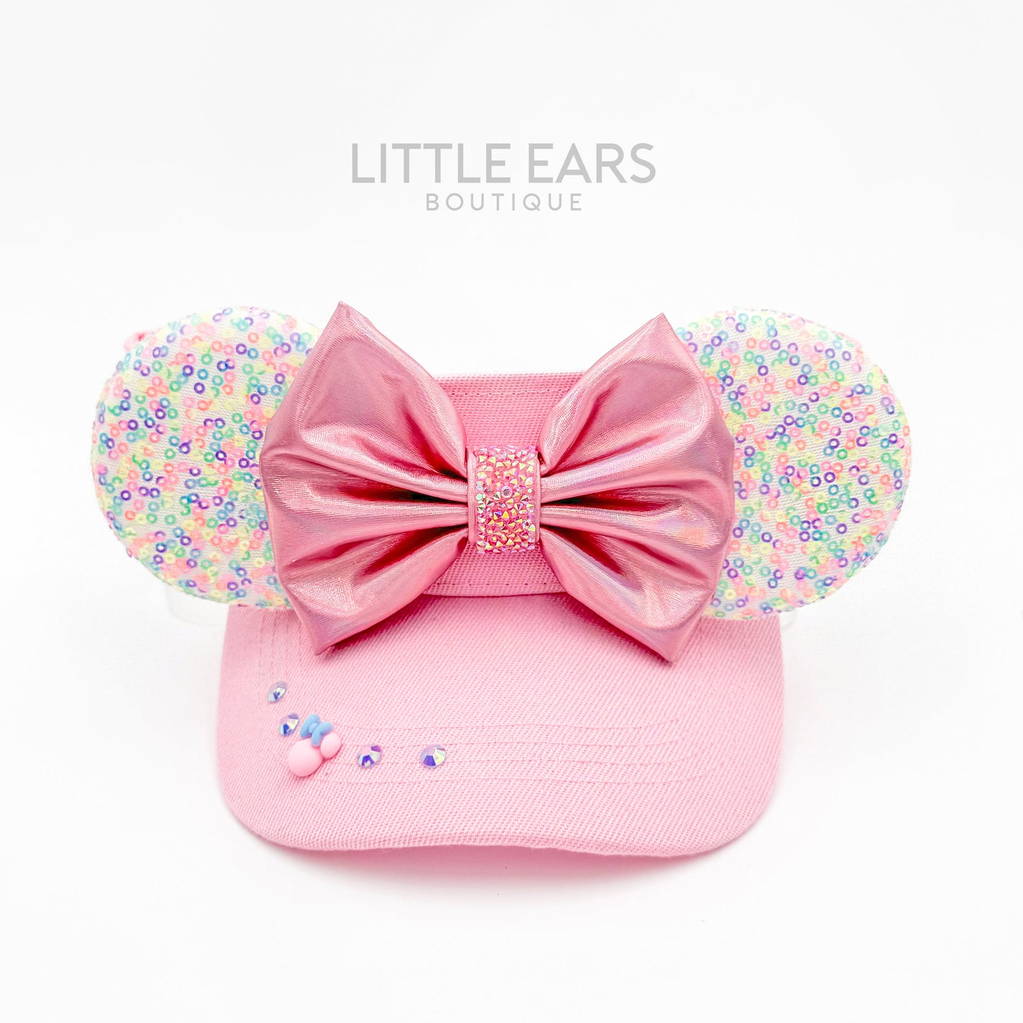 Confetti Mickey Visor - mickey ears - disney ears - mouse ears headband - little ears boutique