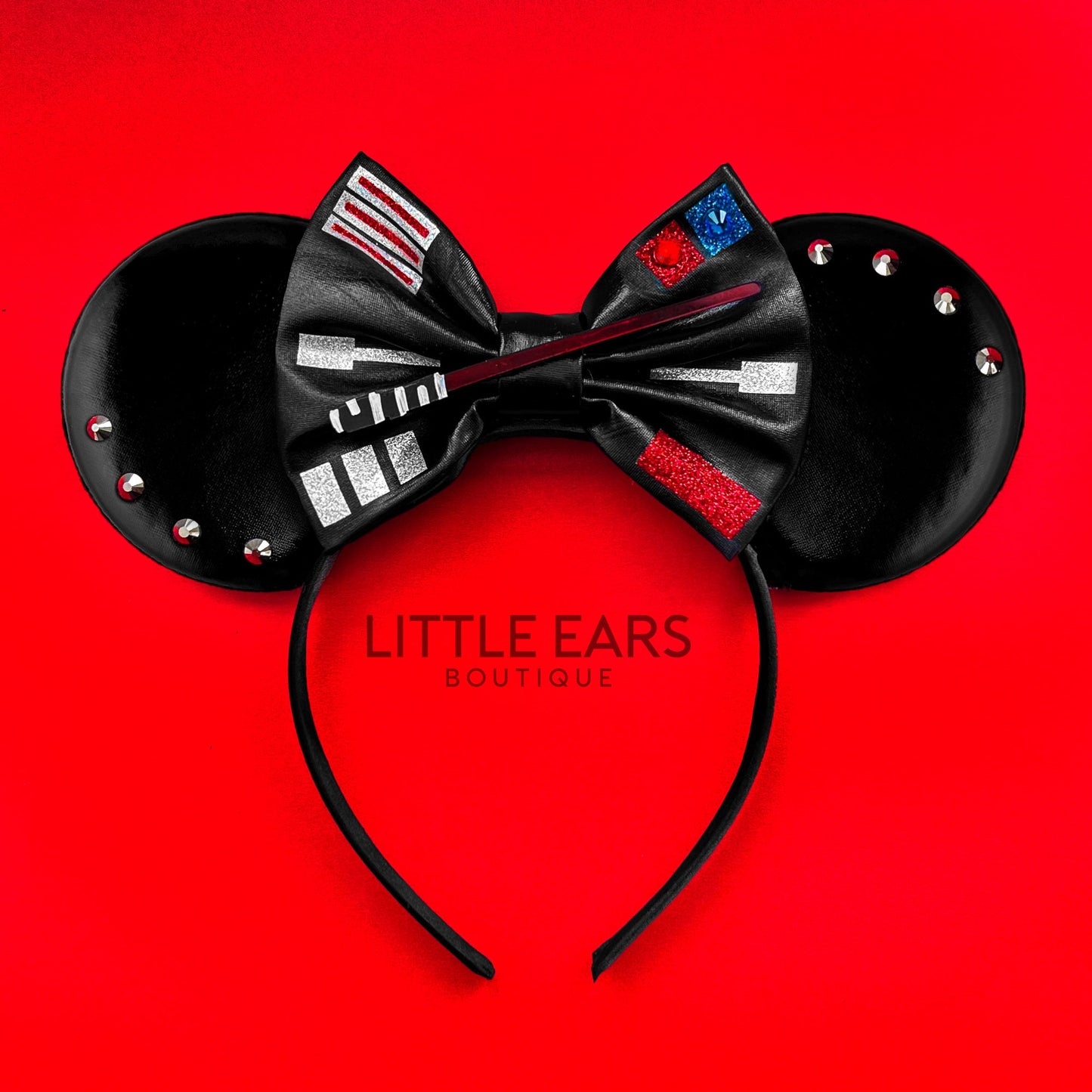 Dark Lord Mickey Ears - mickey ears - disney ears - mouse ears headband - little ears boutique