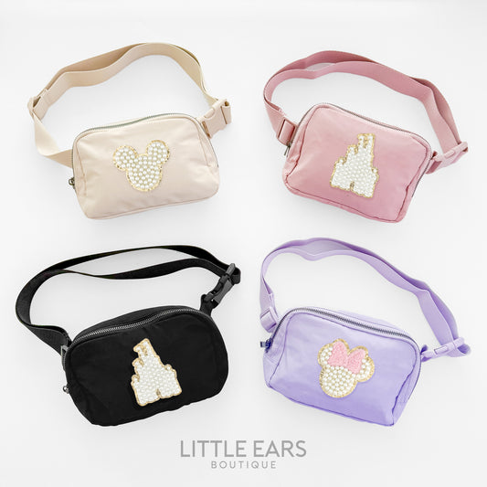 Fanny Pack with Pearls Patch