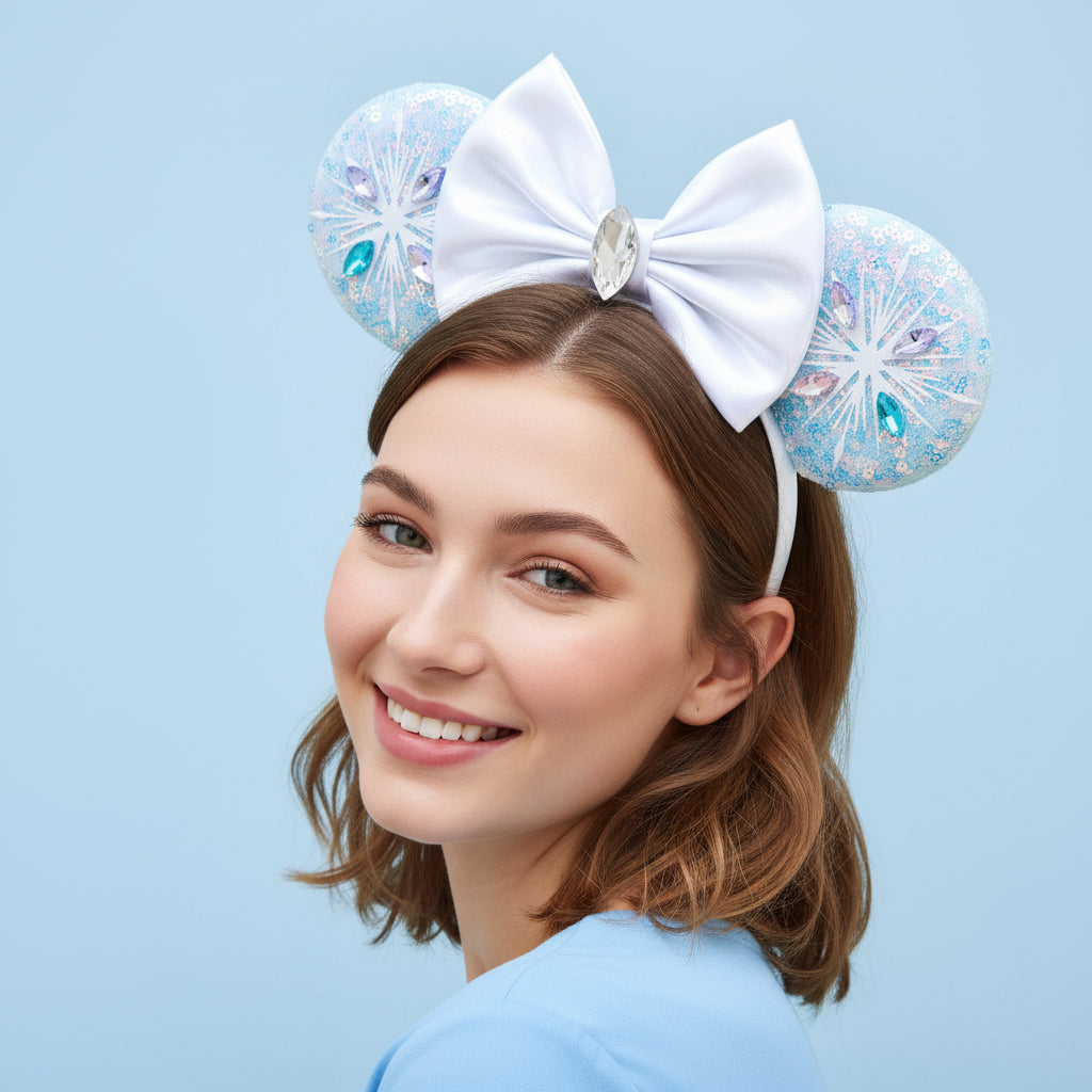 Elsa Element Mickey Ears- mickey ears disney headband mouse