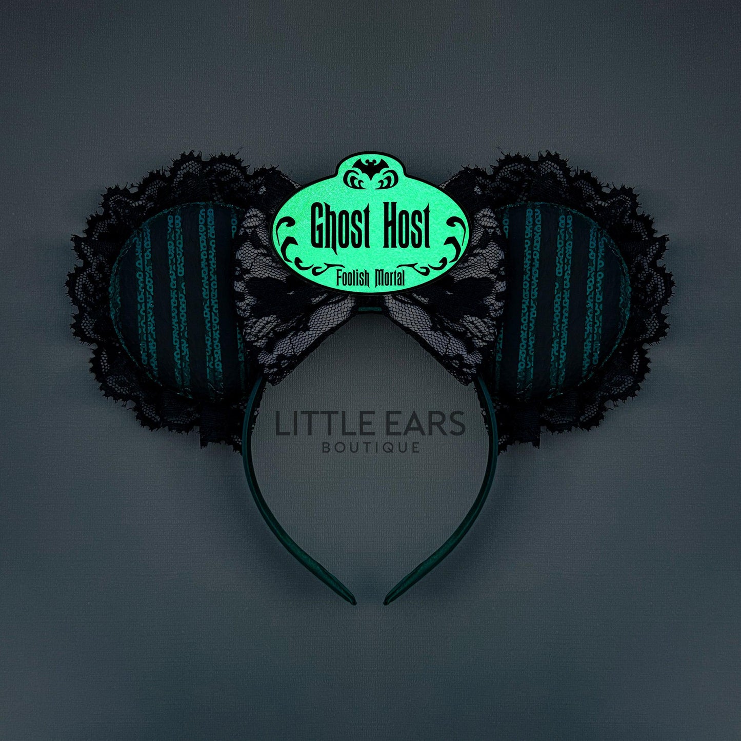 Ghost Host Mickey Ears- mickey ears disney headband mouse
