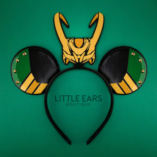 God of Mischief Mickey Ears for Men - mickey ears - disney ears - mouse ears headband - little ears boutique