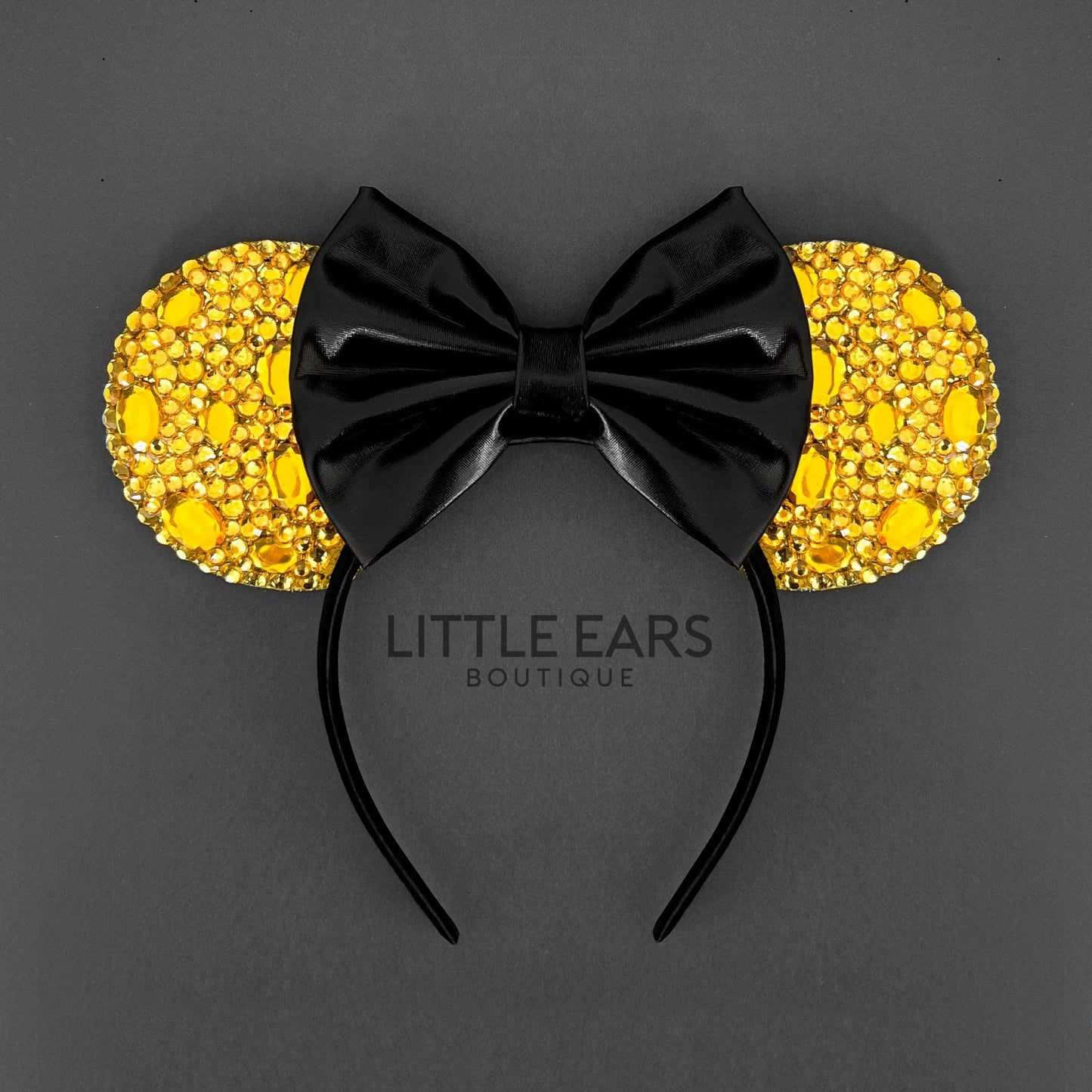 Gold Sparkle Mickey Ears- mickey ears disney headband mouse