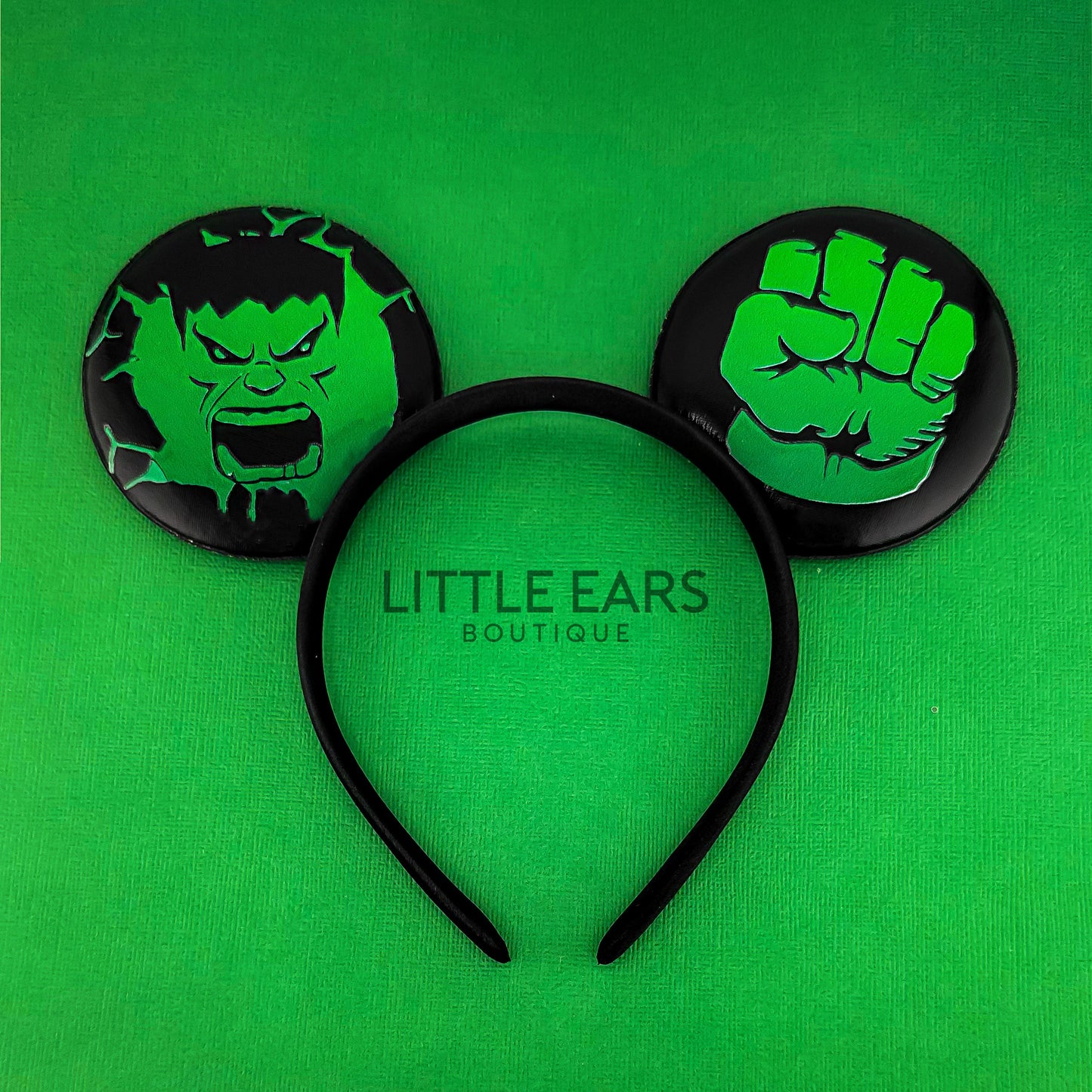 Hulk Mickey Ears for Men - mickey ears - disney ears - mouse ears headband - little ears boutique