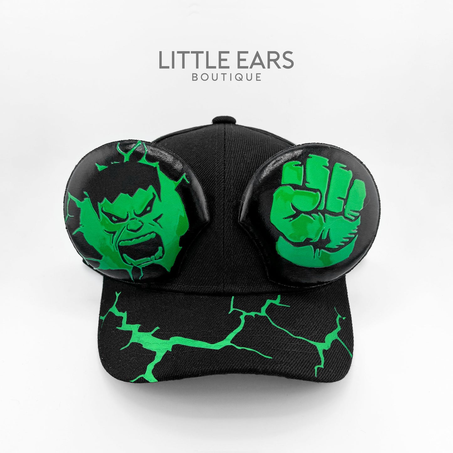Hulk Mickey Hat - mickey ears - disney ears - mouse ears headband - little ears boutique