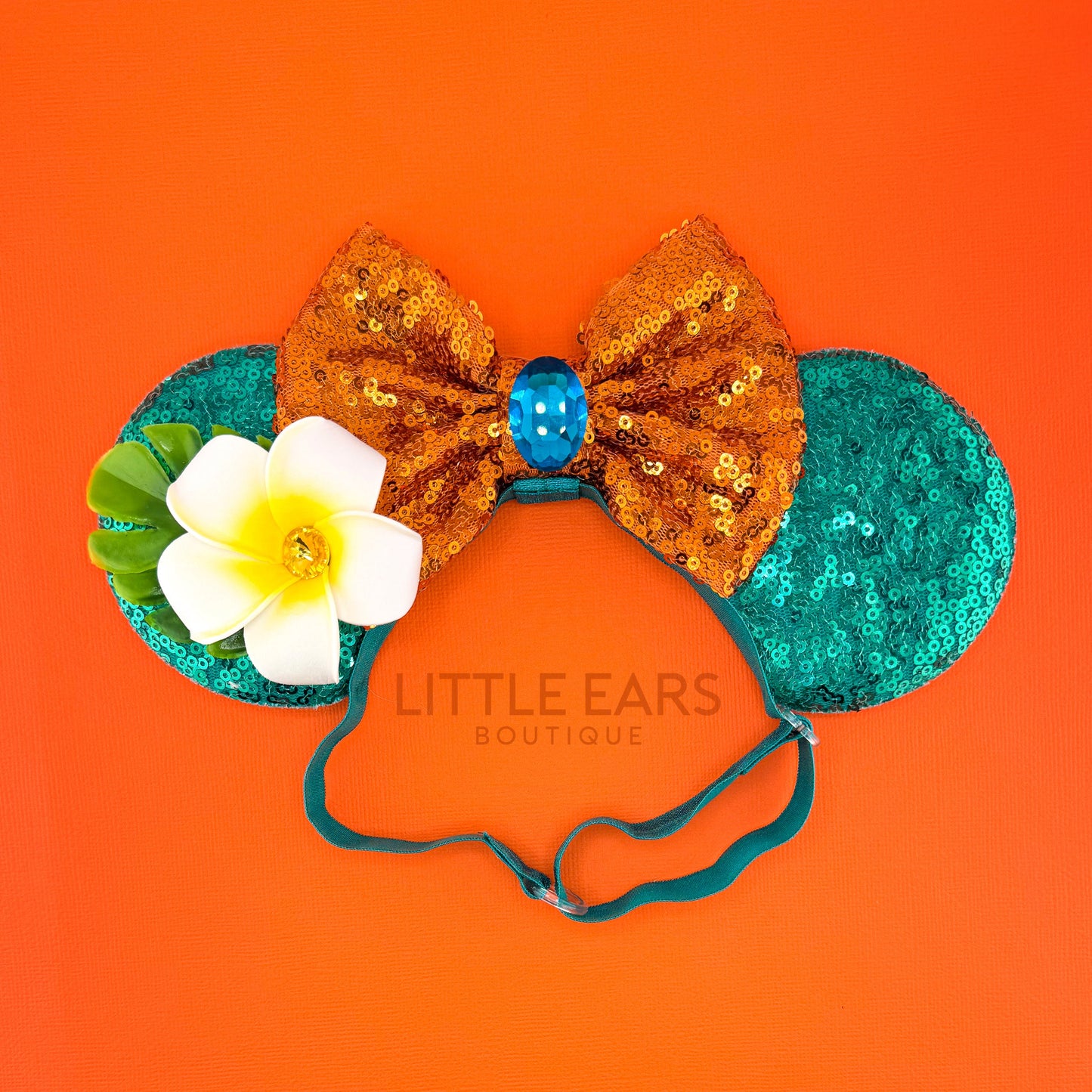 Island Girl Elastic Mickey Ears - mickey ears - disney ears - mouse ears headband - little ears boutique