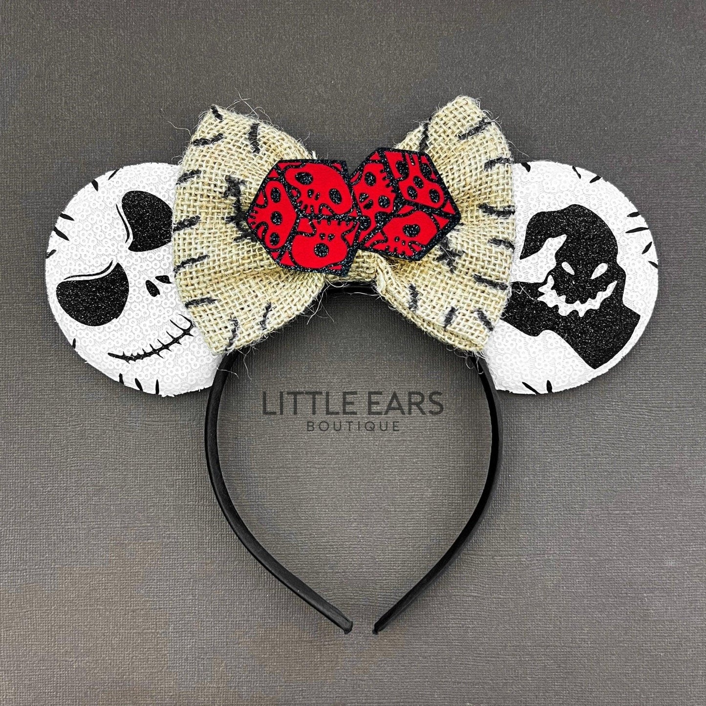 Jack and Oggie Mickey Ears- mickey ears disney headband mouse