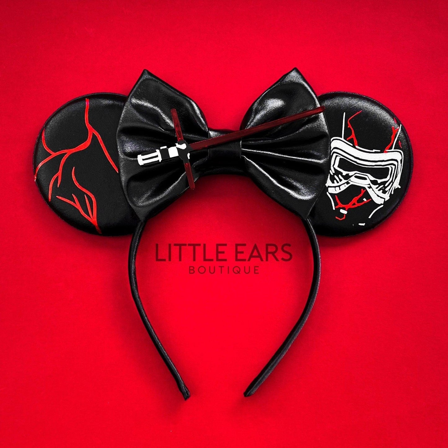 Kylo Mickey Ears- mickey ears disney headband mouse