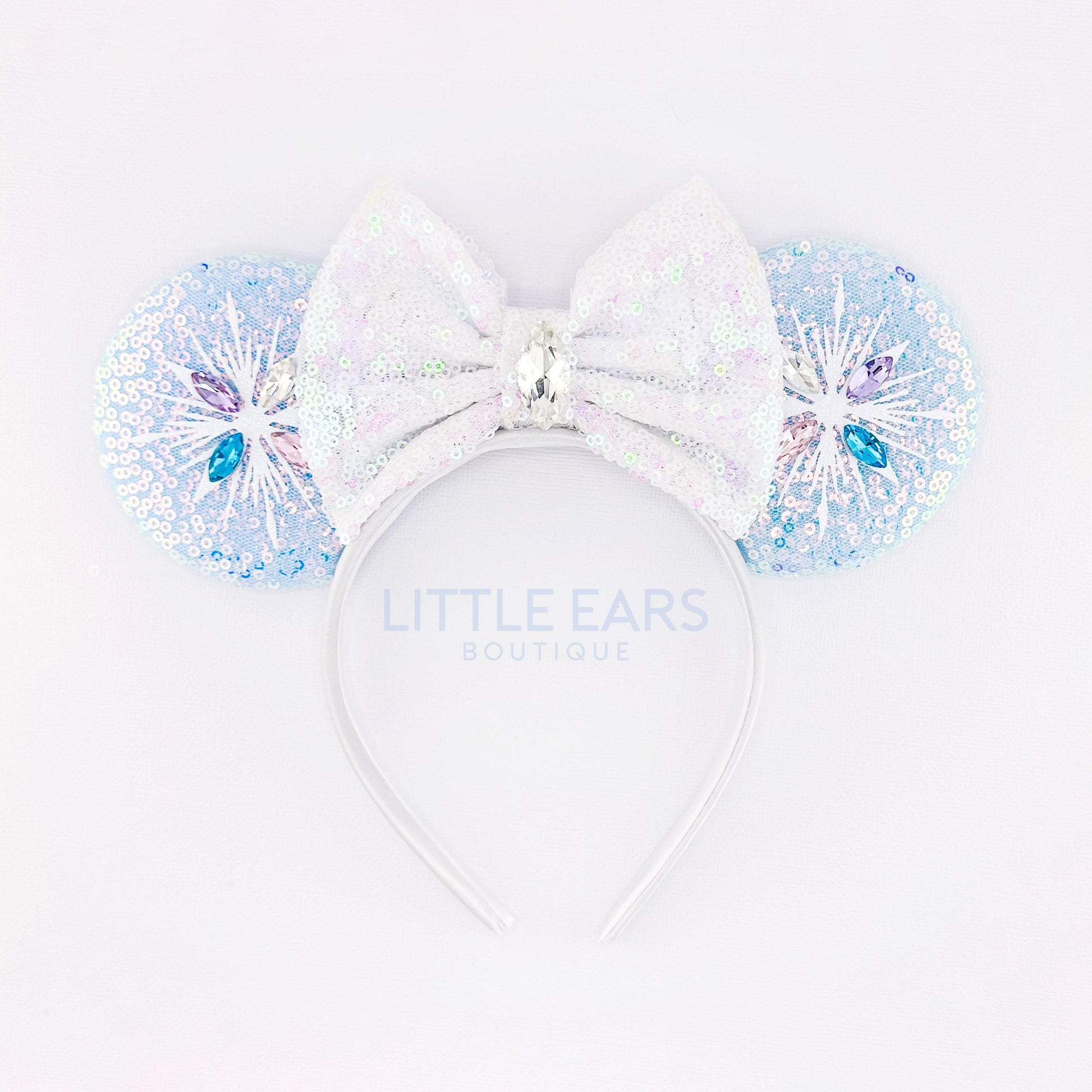Light Up Elsa Mickey Ears- mickey ears disney headband mouse
