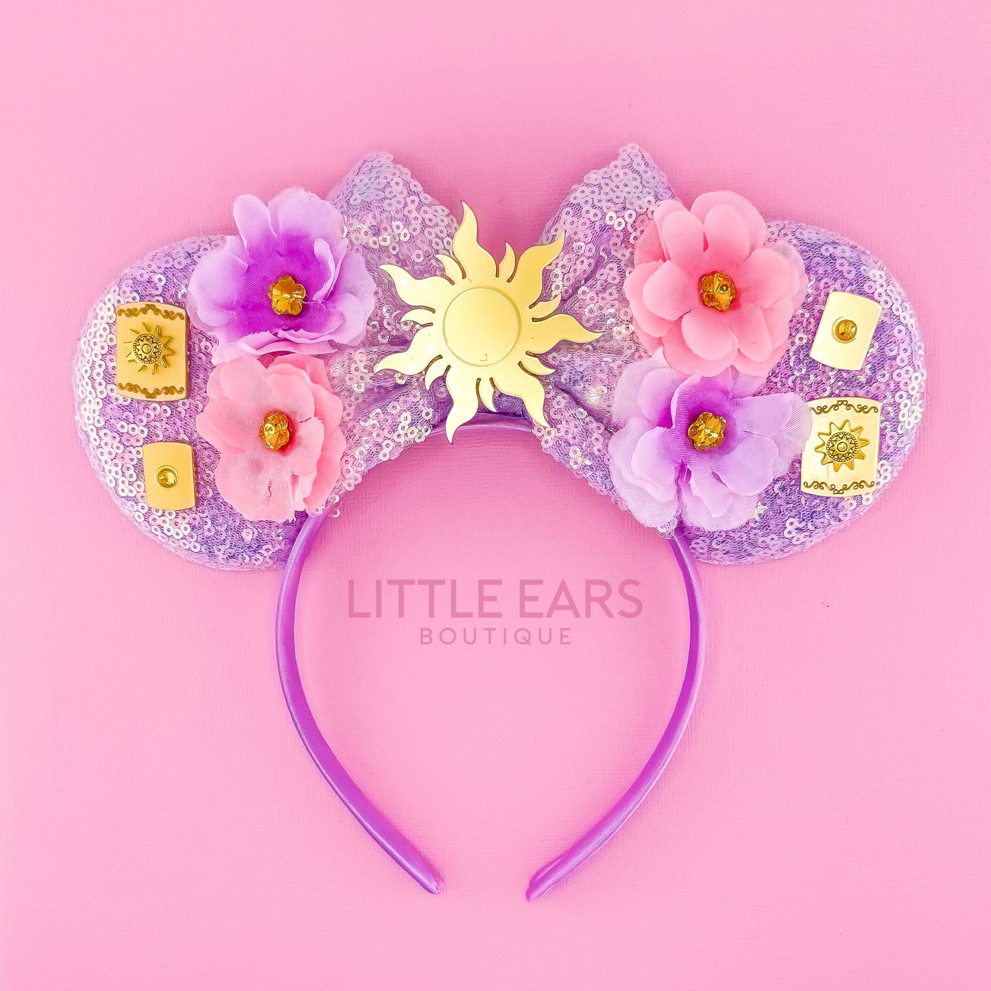 Light Up Rapunzel Mickey Ears - mickey ears - disney ears - mouse ears headband - little ears boutique