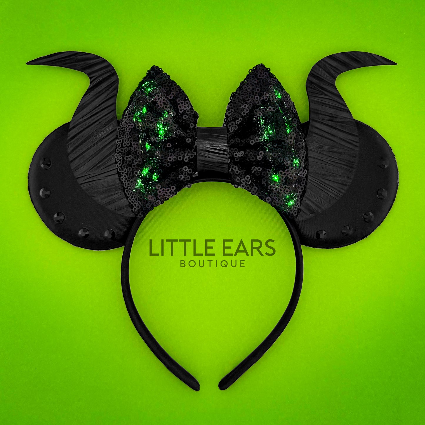 Light Up Maleficent Cloak Mickey Ears