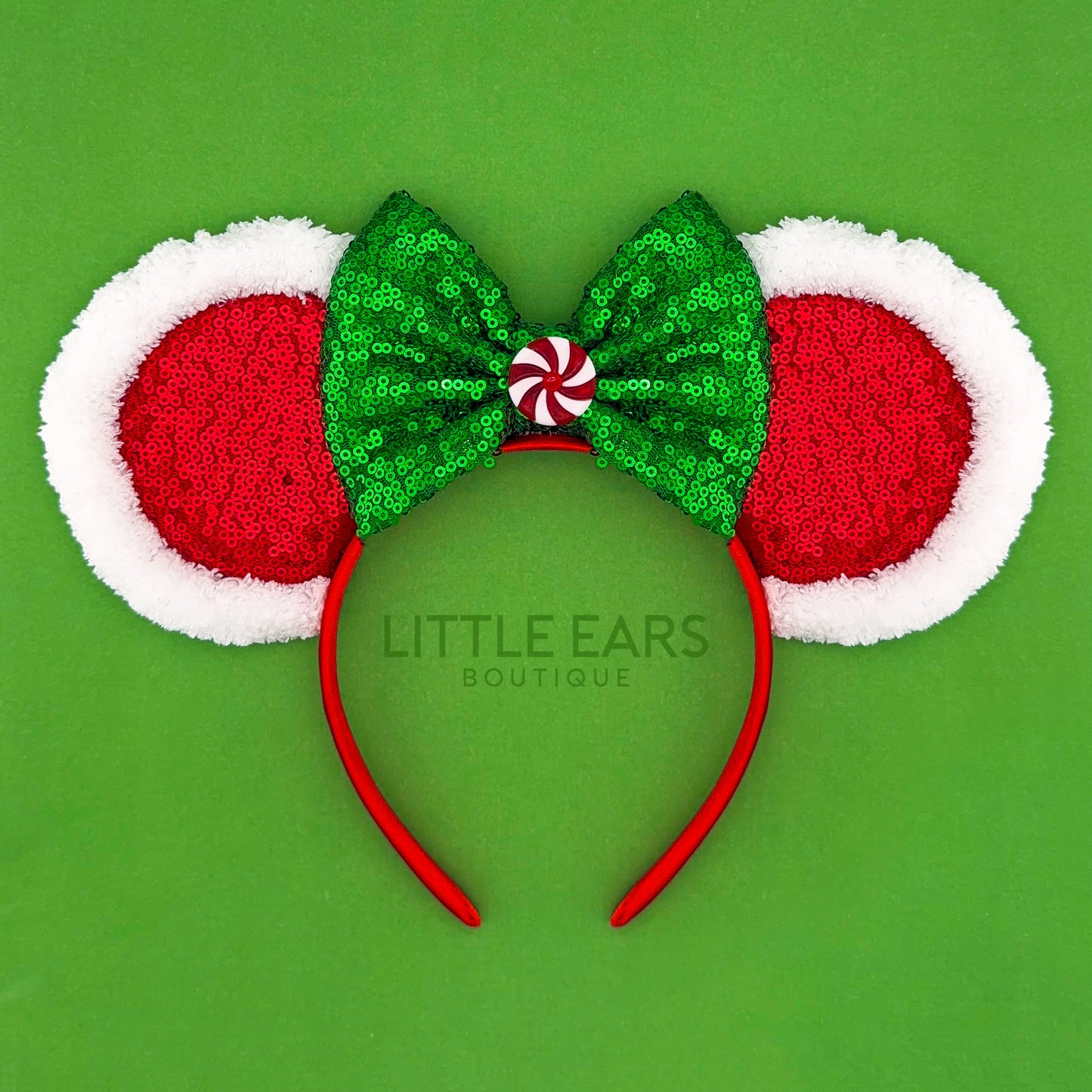 Peppermint Christmas Ears