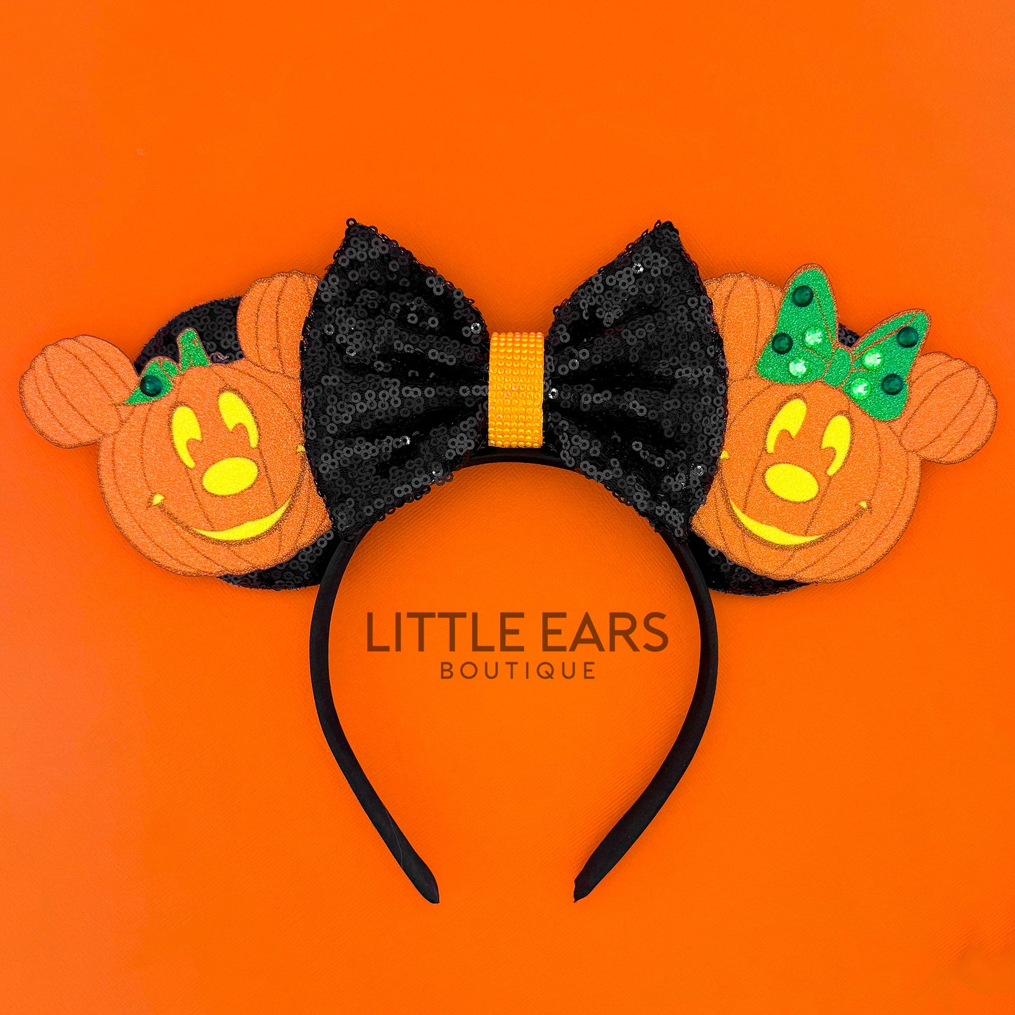 Pumpkin Halloween Mickey Ears