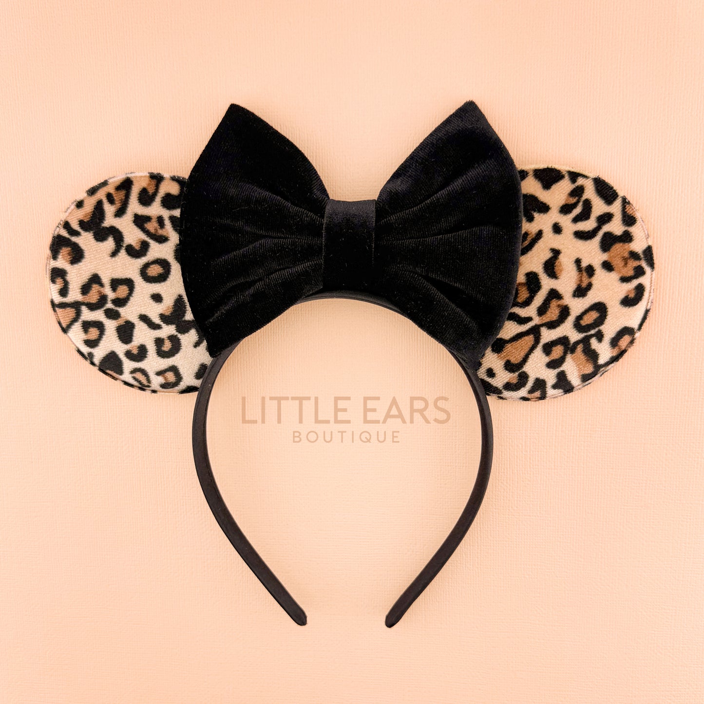 Leopard Velvet Mickey Ears