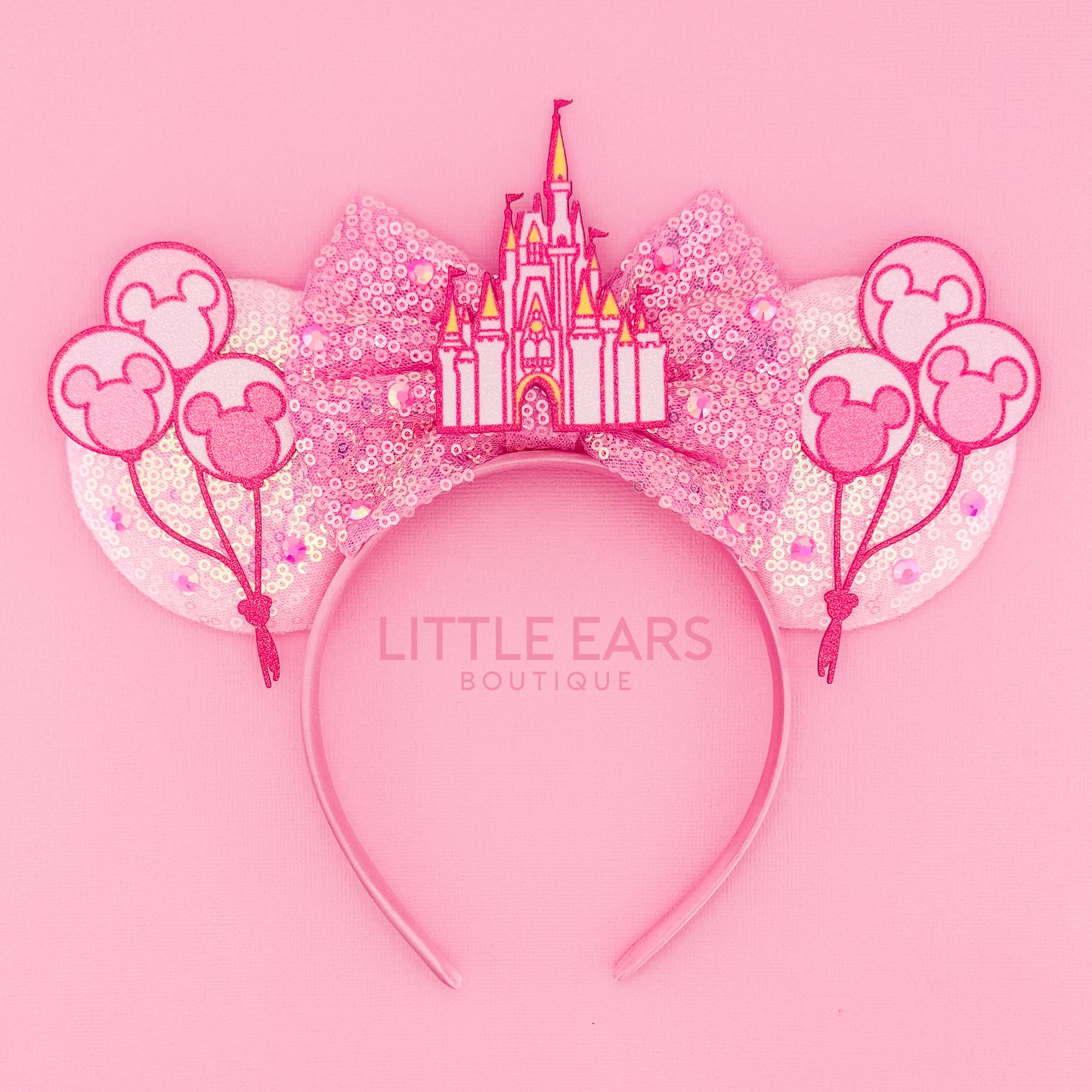 Pink Castle Mickey Ears