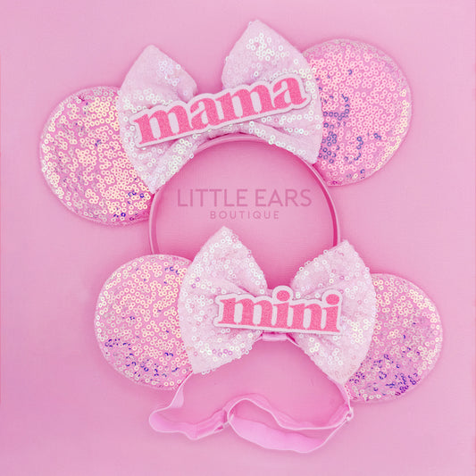 Pink Mama & Mini Mickey Ears