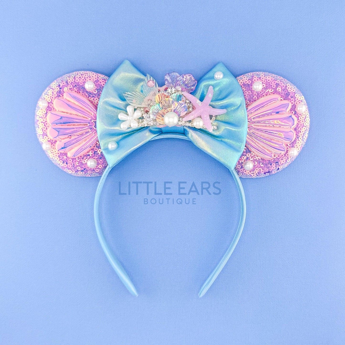 Mermaid Crown Mickey Ears- mickey ears disney headband mouse