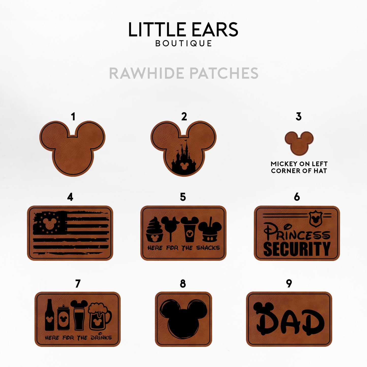 Mickey Hat - mickey ears - disney ears - mouse ears headband - little ears boutique