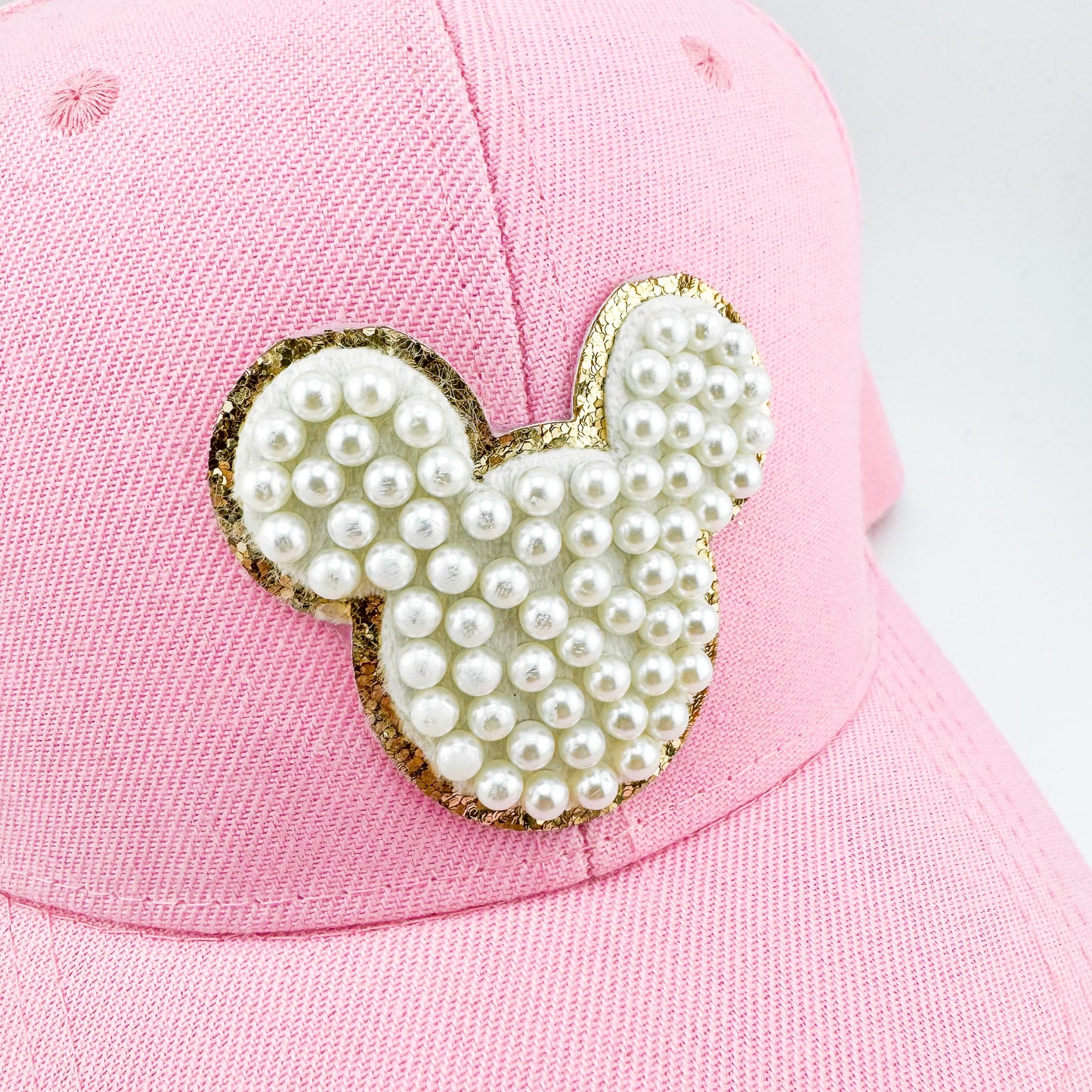 Mickey Pearls Mickey Hat - mickey ears - disney ears - mouse ears headband - little ears boutique