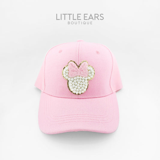 Minnie Pearls Mickey Hat - mickey ears - disney ears - mouse ears headband - little ears boutique