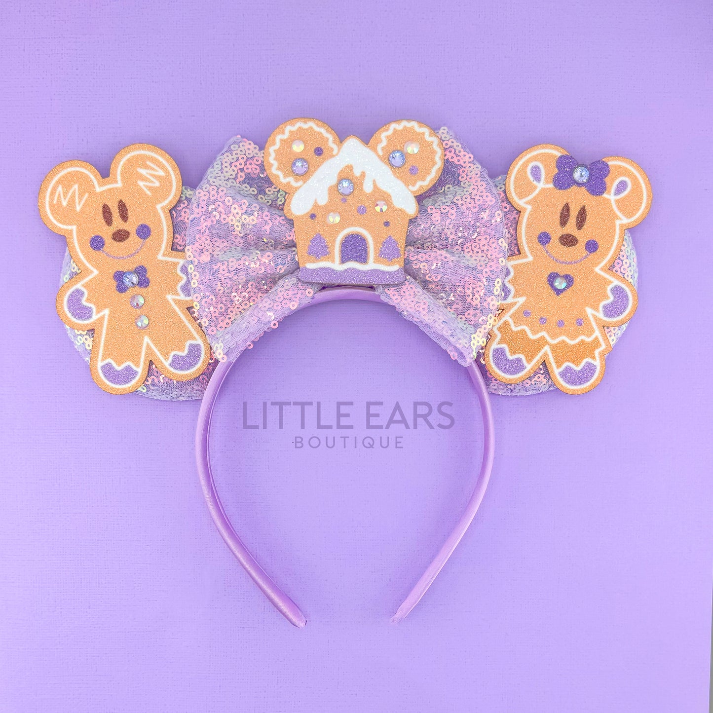 Purple Gingerbread Ears