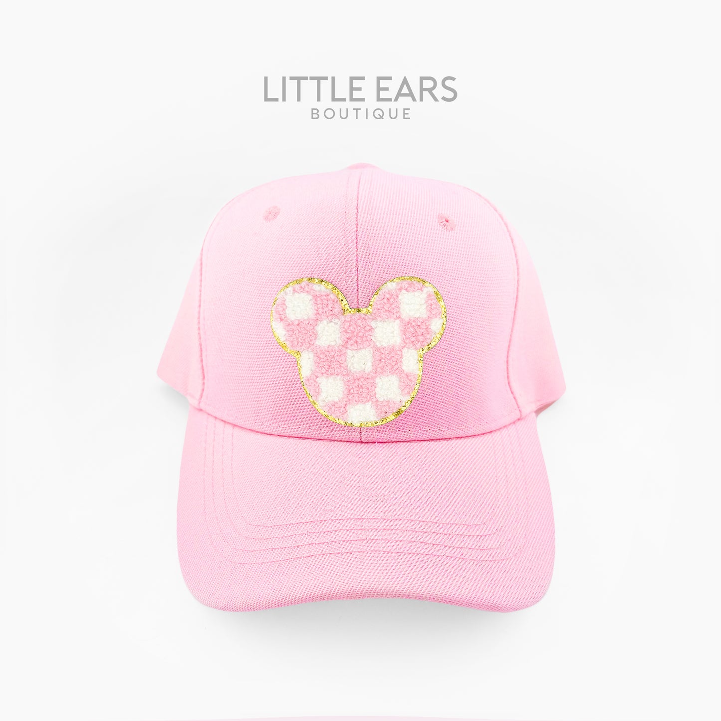 New Plaid Chenille Patches Hat