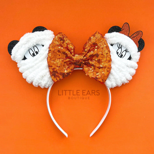 Mummy Halloween Mickey Ears- mickey ears disney headband mouse