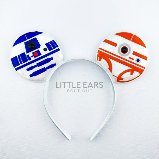 Orange & Blue Robot Mickey Ears for Men- mickey ears disney headband mouse