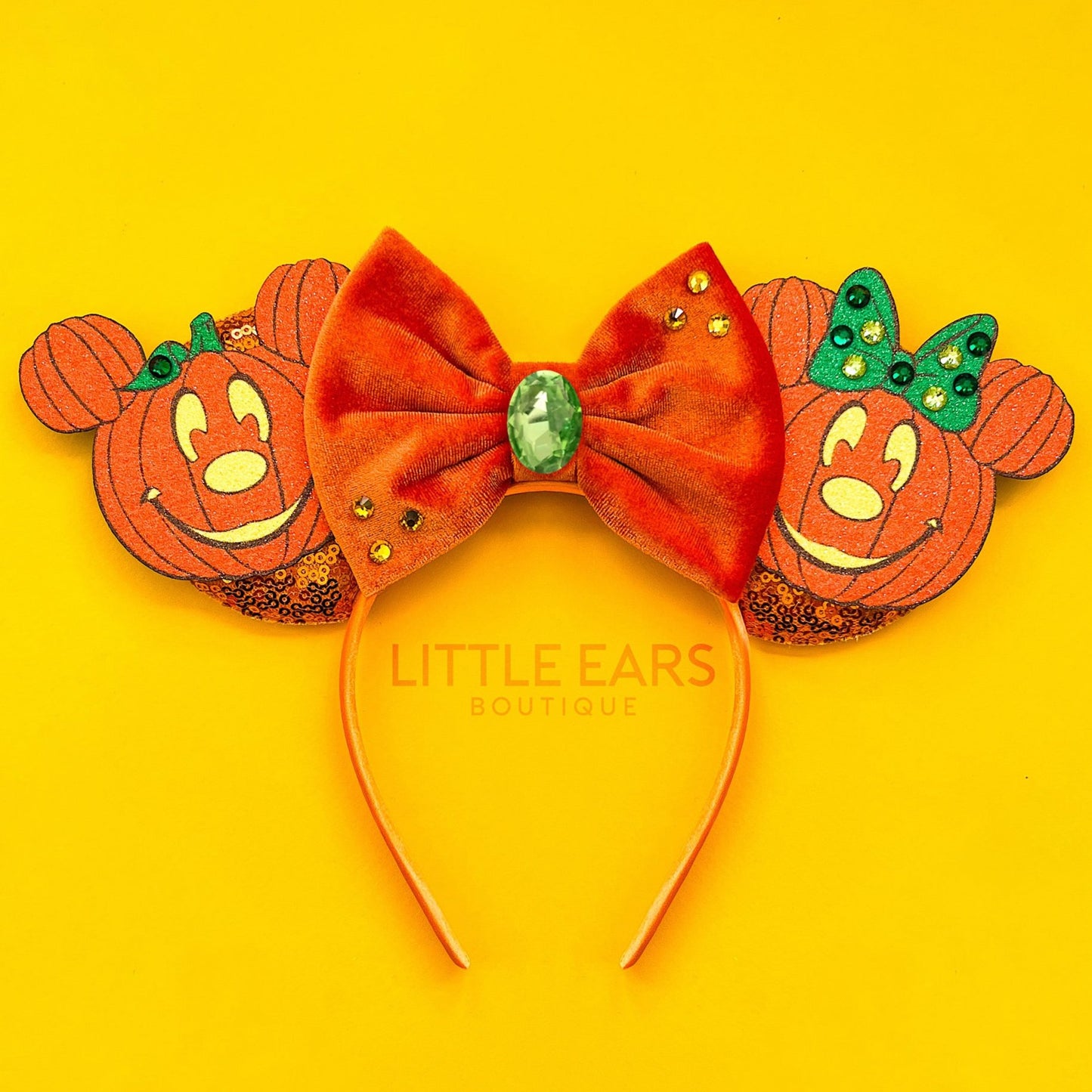 Pumpkin Halloween Mickey Ears