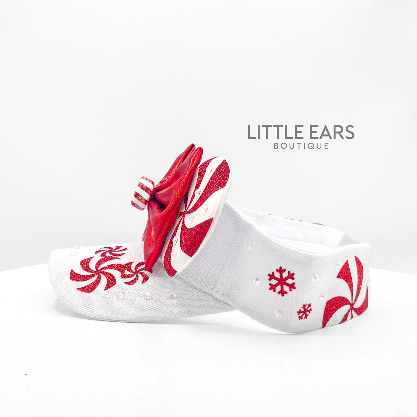 Peppermint Mickey Visor- mickey ears disney headband mouse