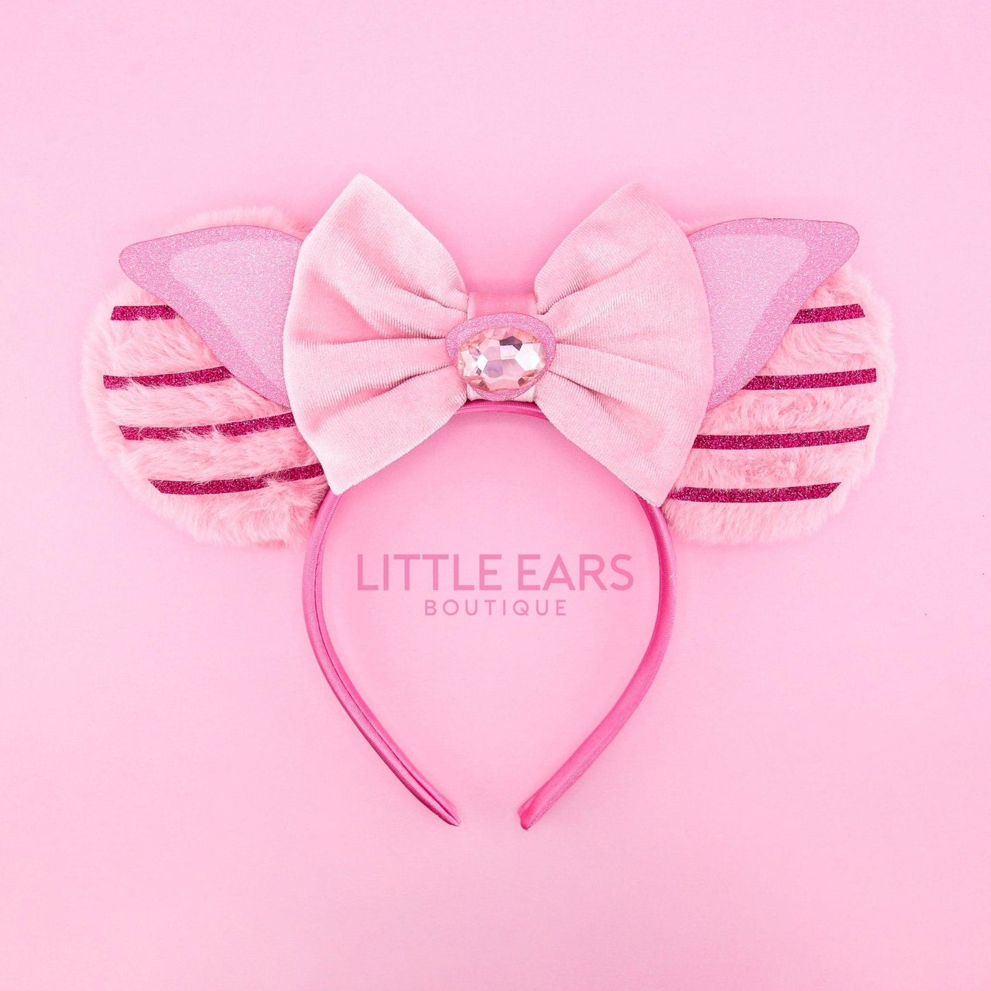 Pig Fuzzy Mickey Ears- mickey ears disney headband mouse