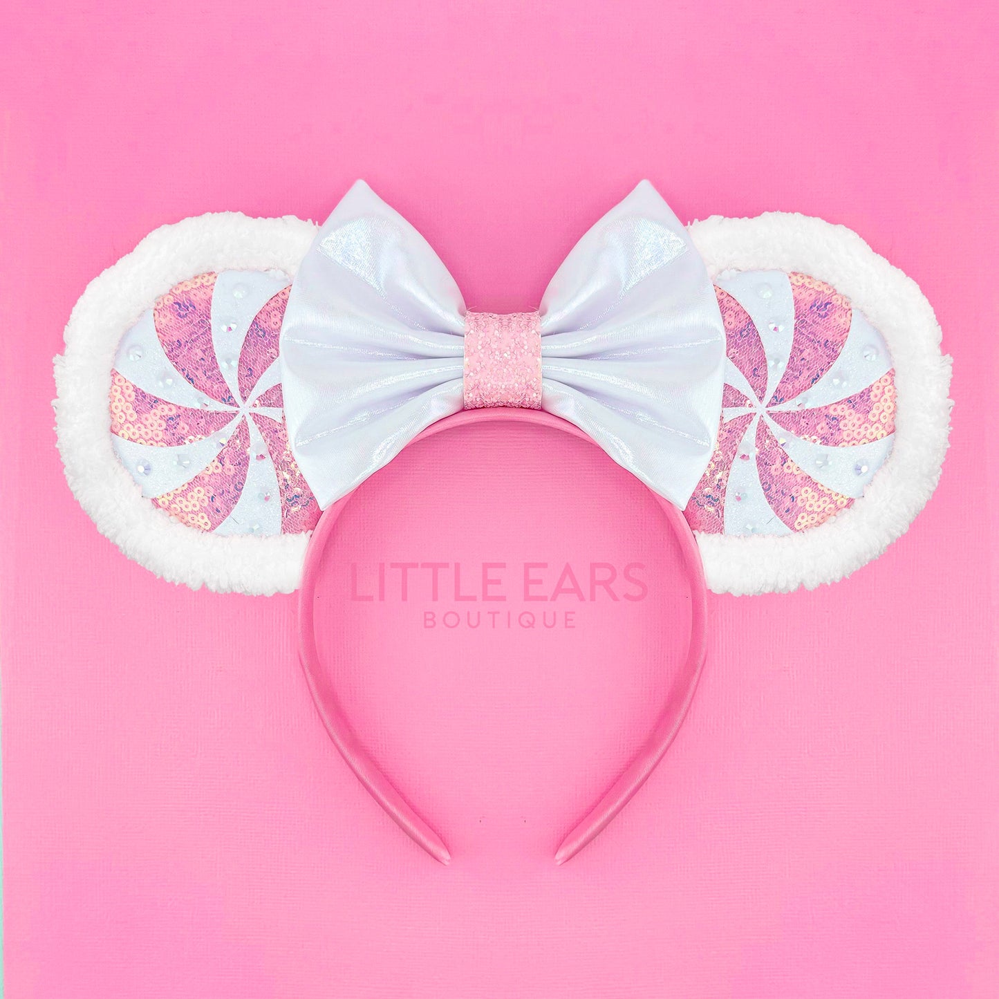 Mint Candycane Mickey Ears