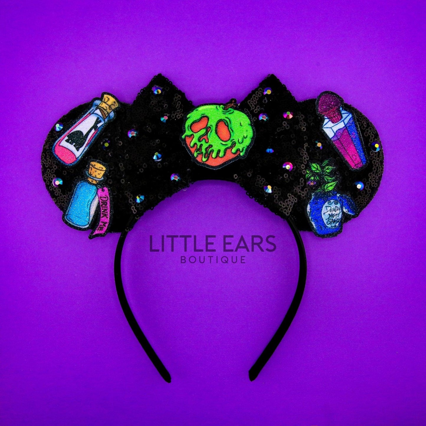 Poison Halloween Mickey Ears- mickey ears disney headband mouse