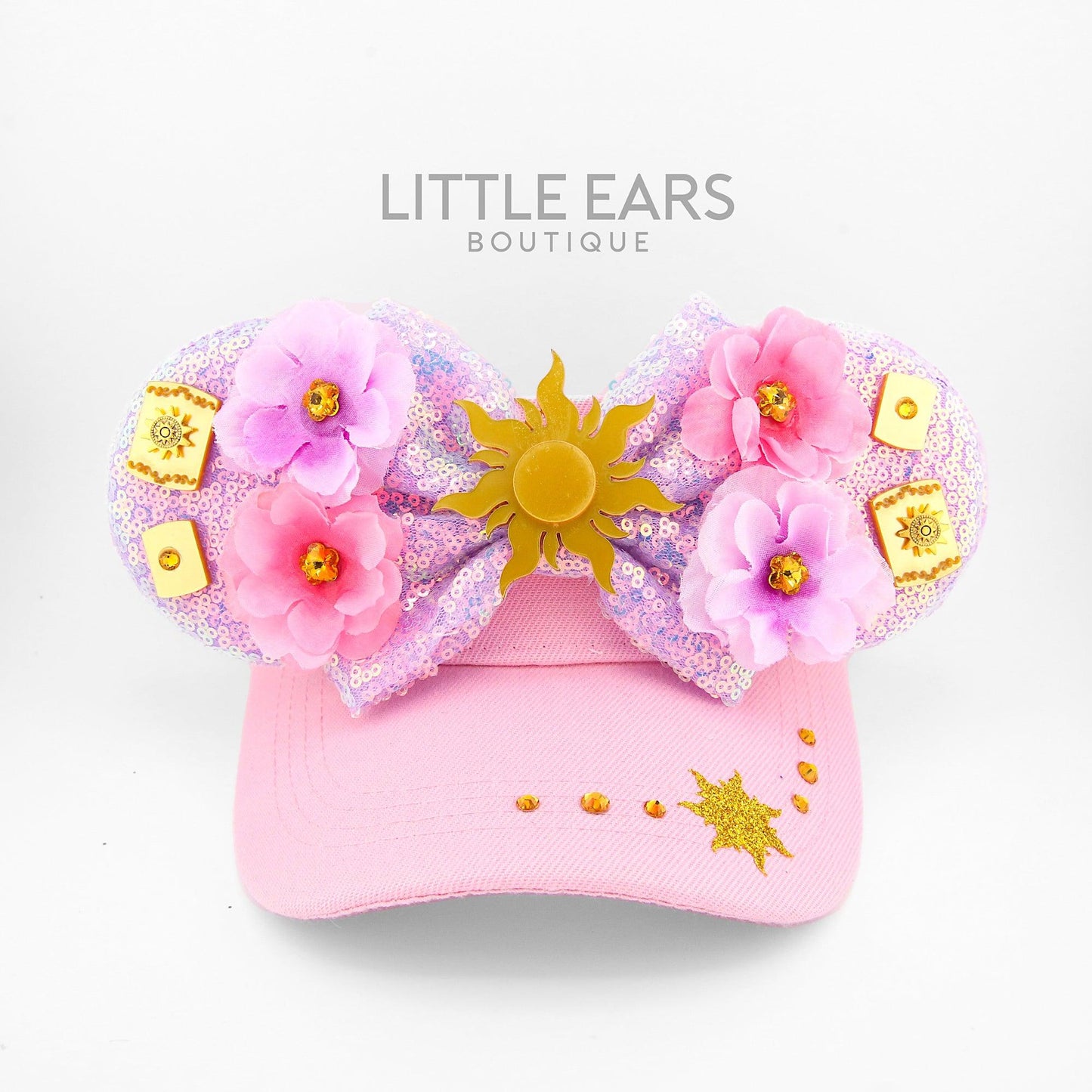 Rapunzel Mickey Visor- mickey ears disney headband mouse